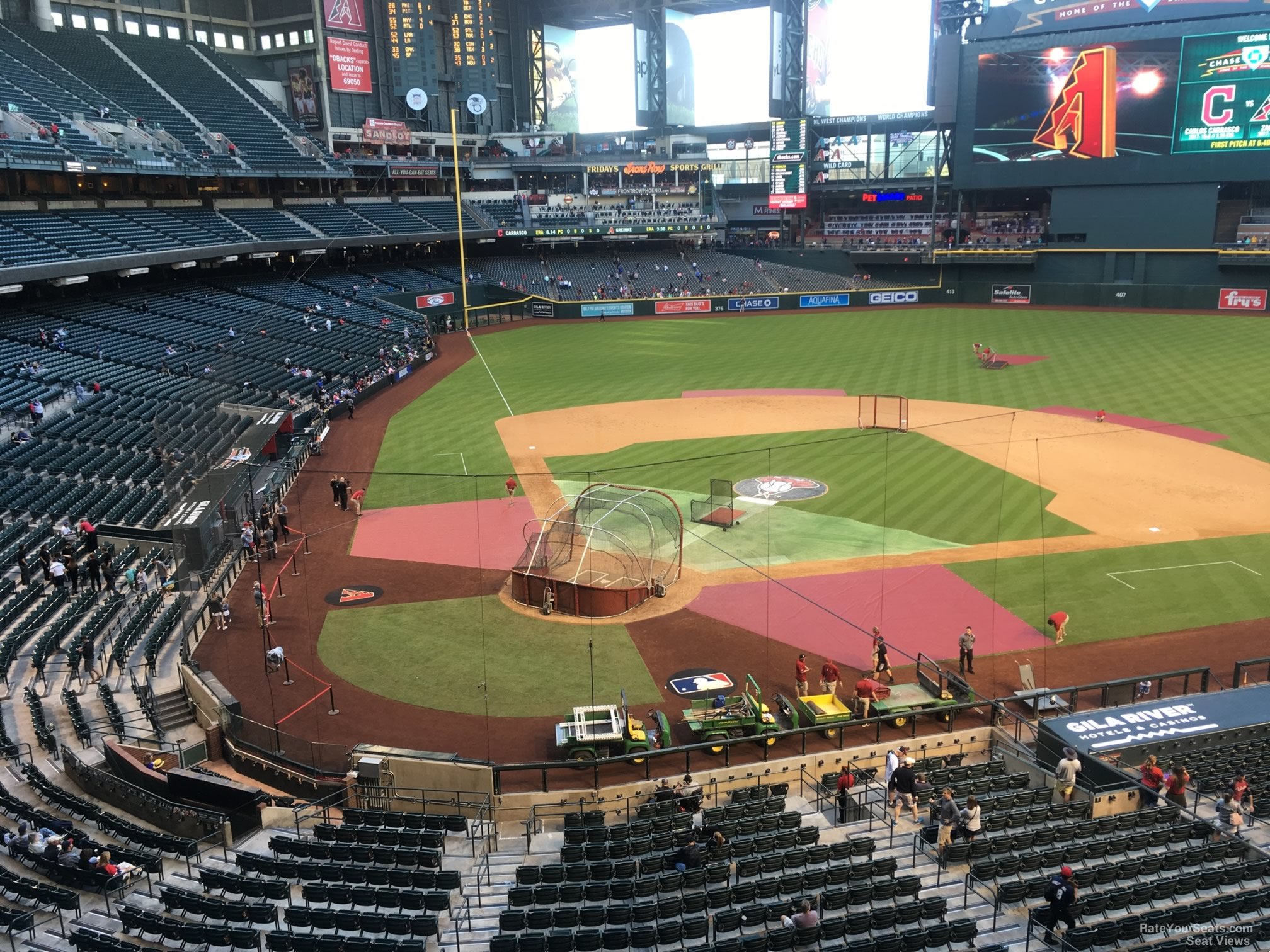 section 210c, row 1 seat view  for baseball - chase field