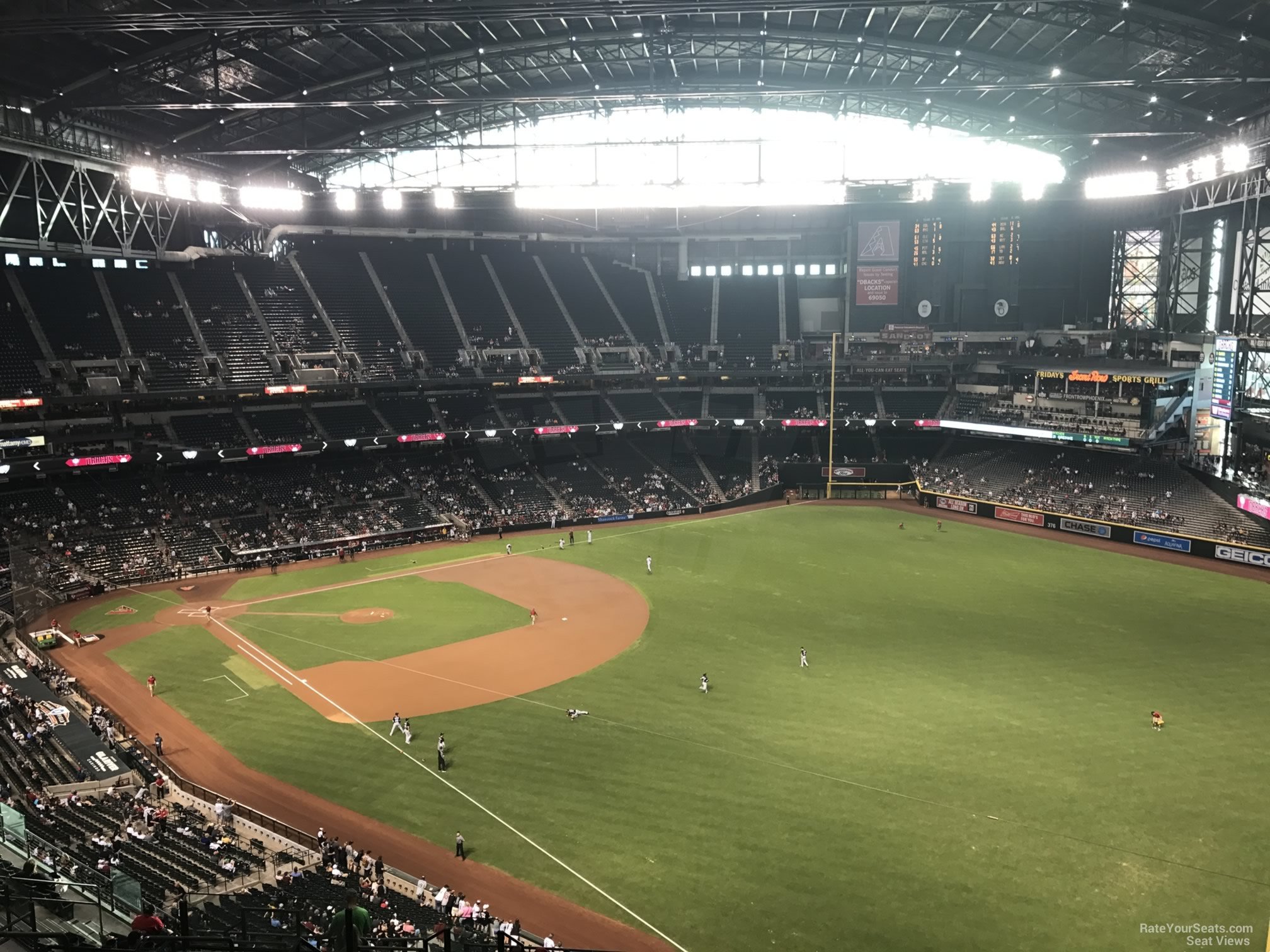 section 301, row 20 seat view  for baseball - chase field