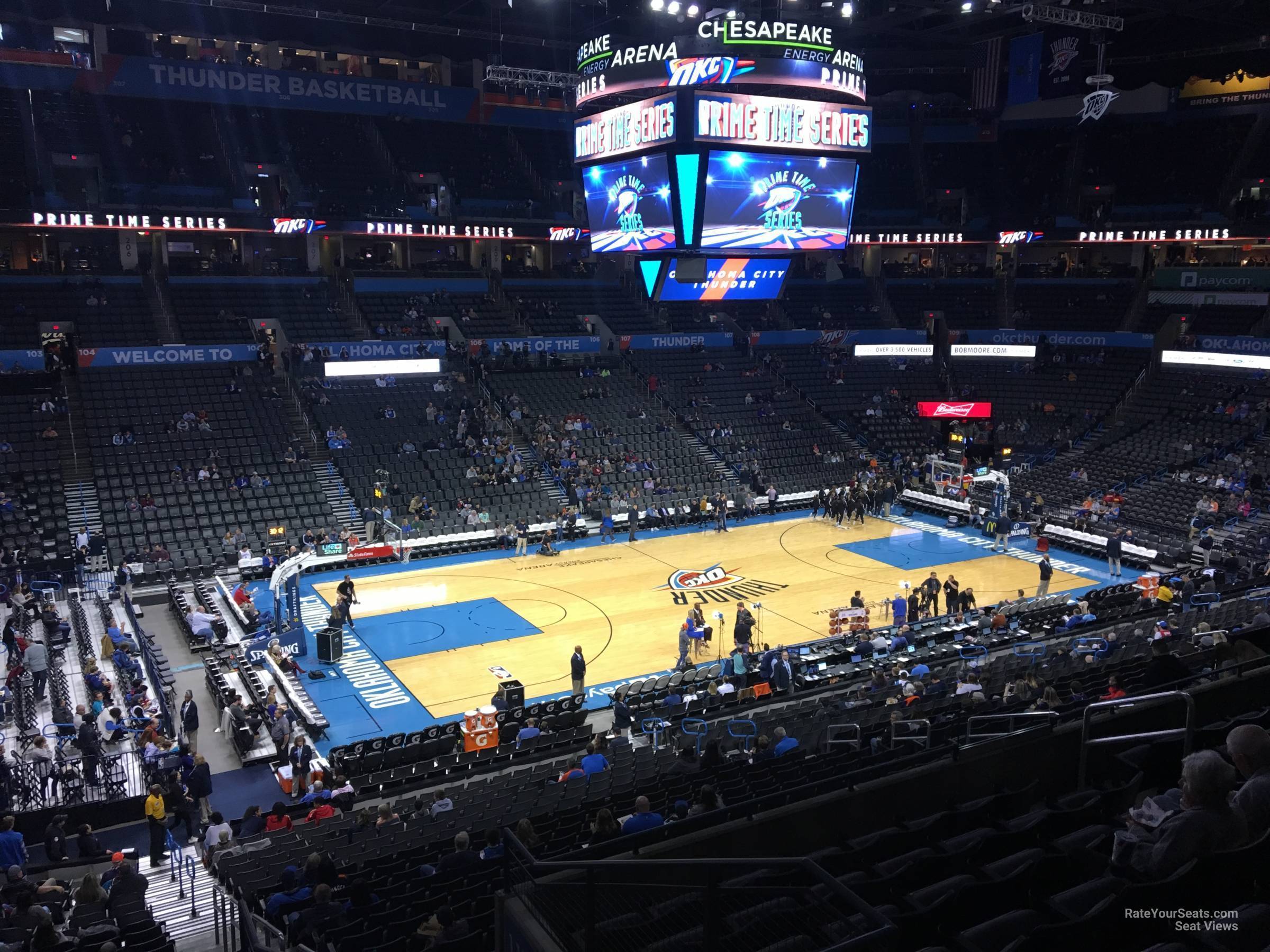 Chesapeake Energy Arena Section 225 Oklahoma City Thunder