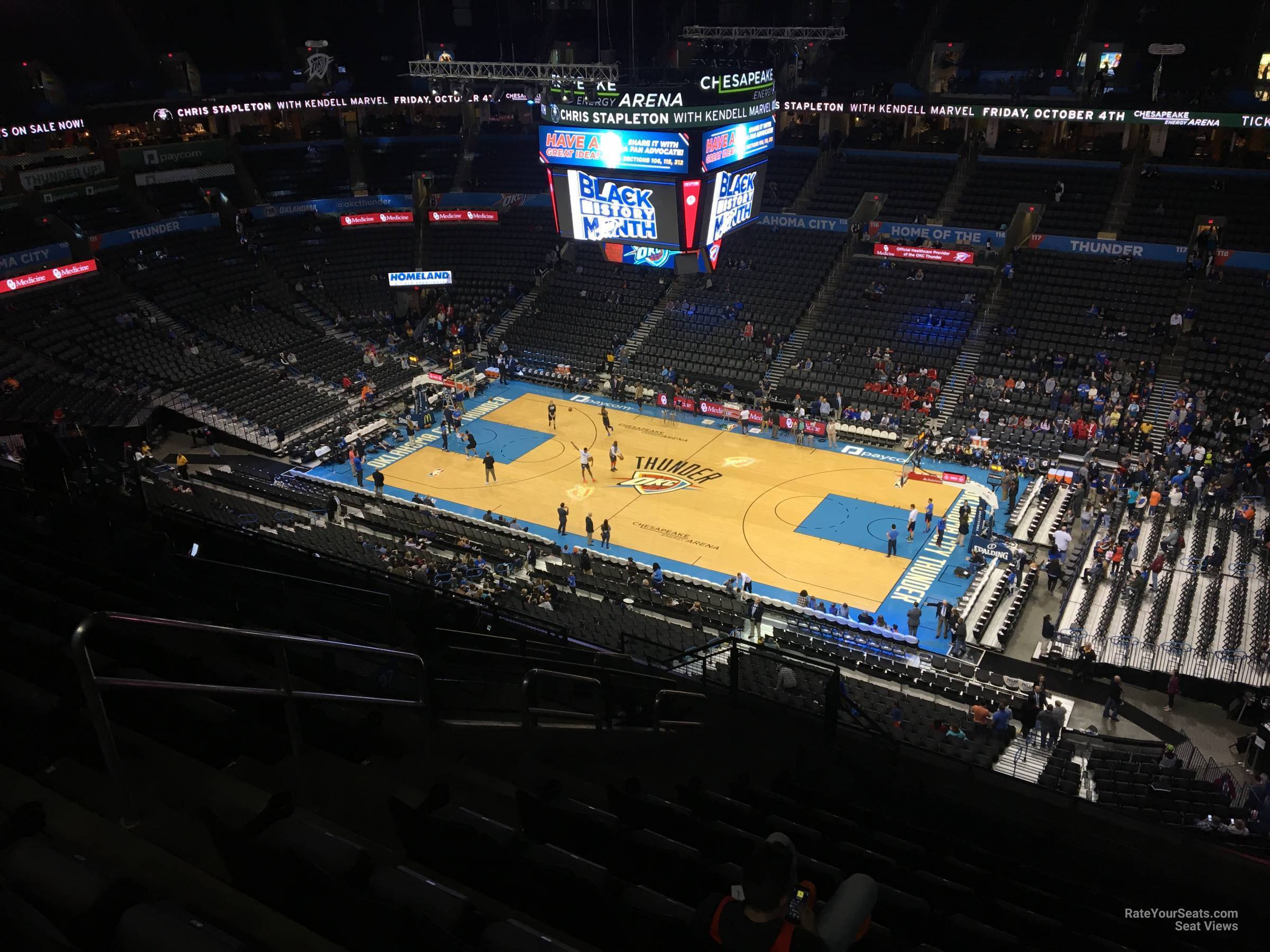 Chesapeake Energy Arena Section 306 - Oklahoma City Thunder - RateYourSeats.com