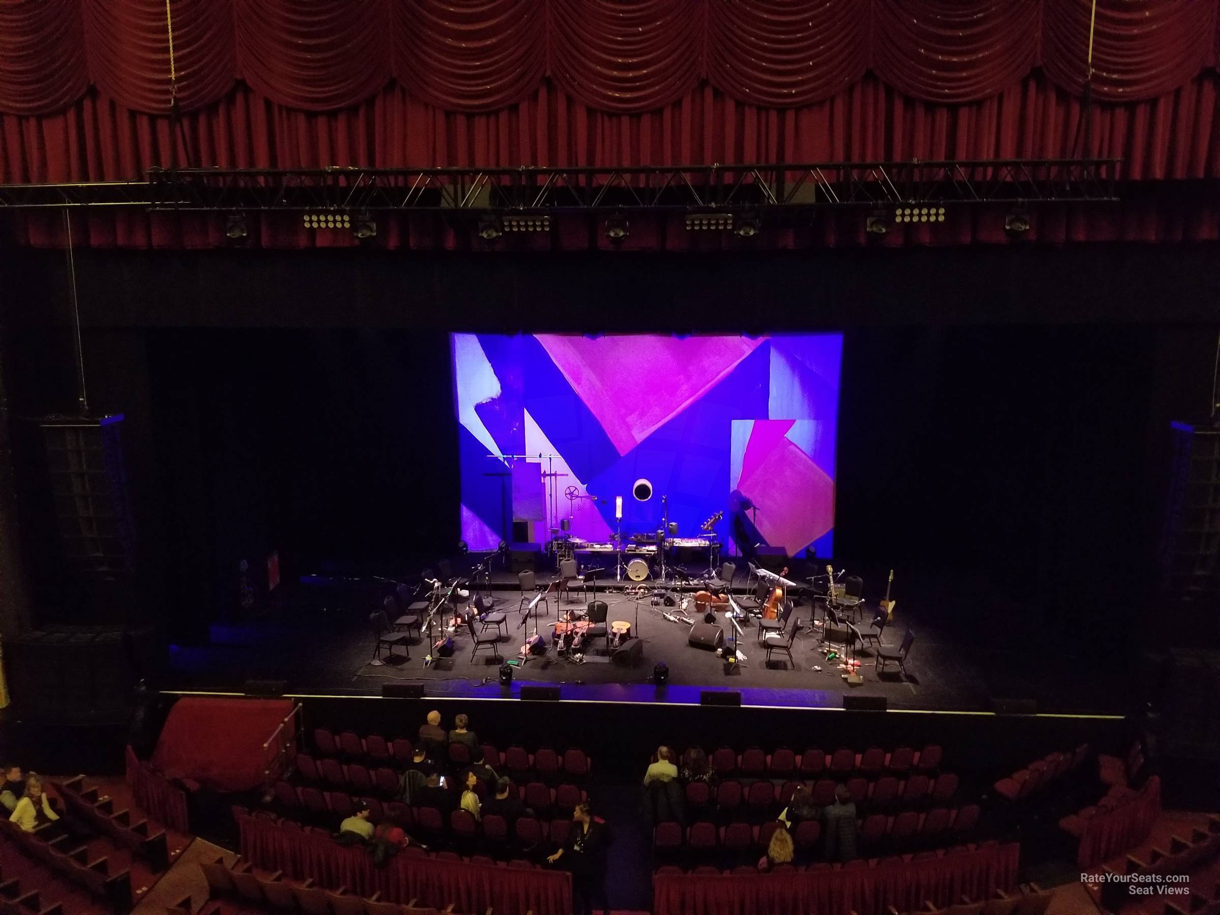 loge 4, row bb seat view  - chicago theatre