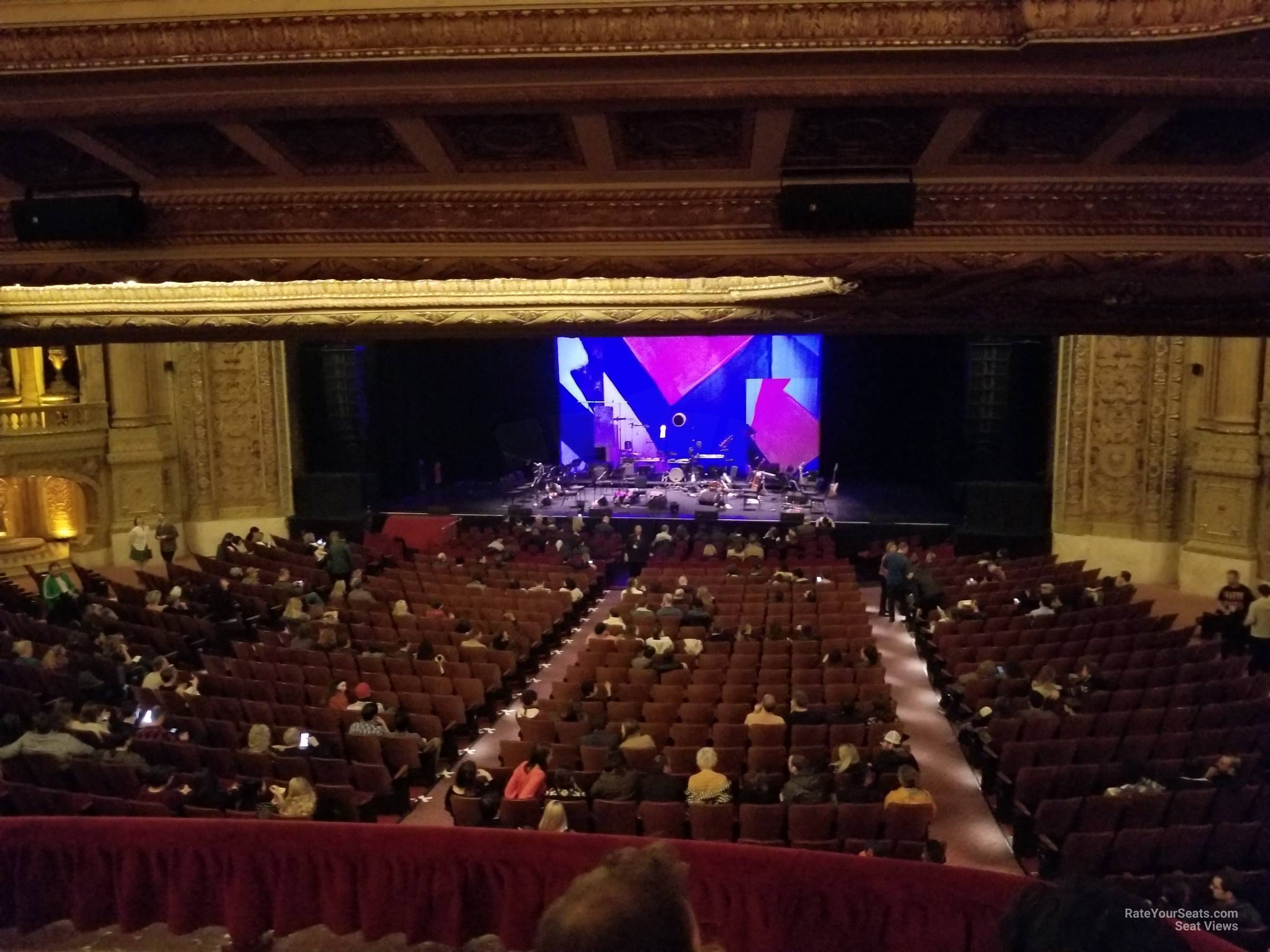 mezzanine booth l seat view  - chicago theatre