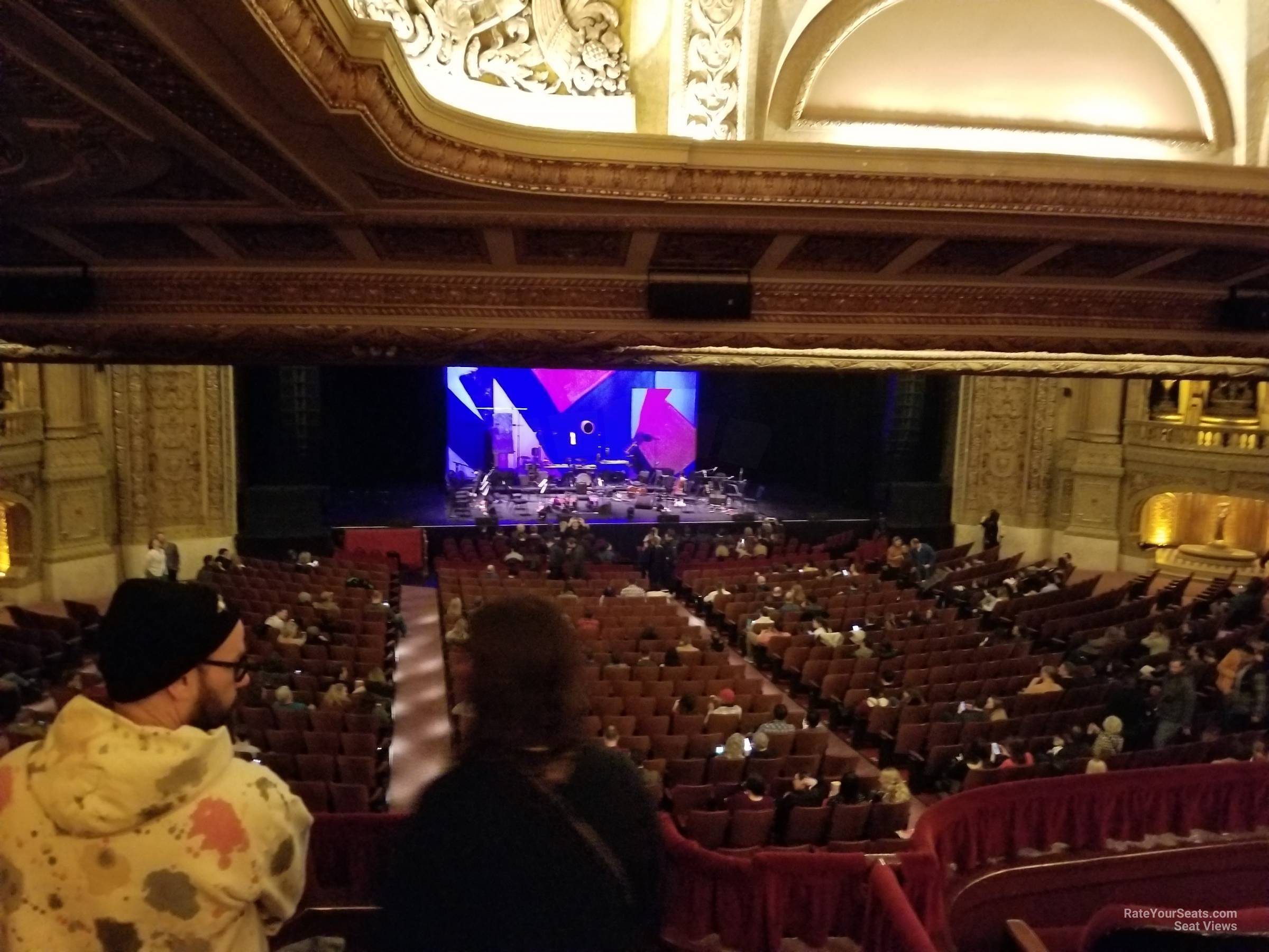 mezzanine booth o seat view  - chicago theatre