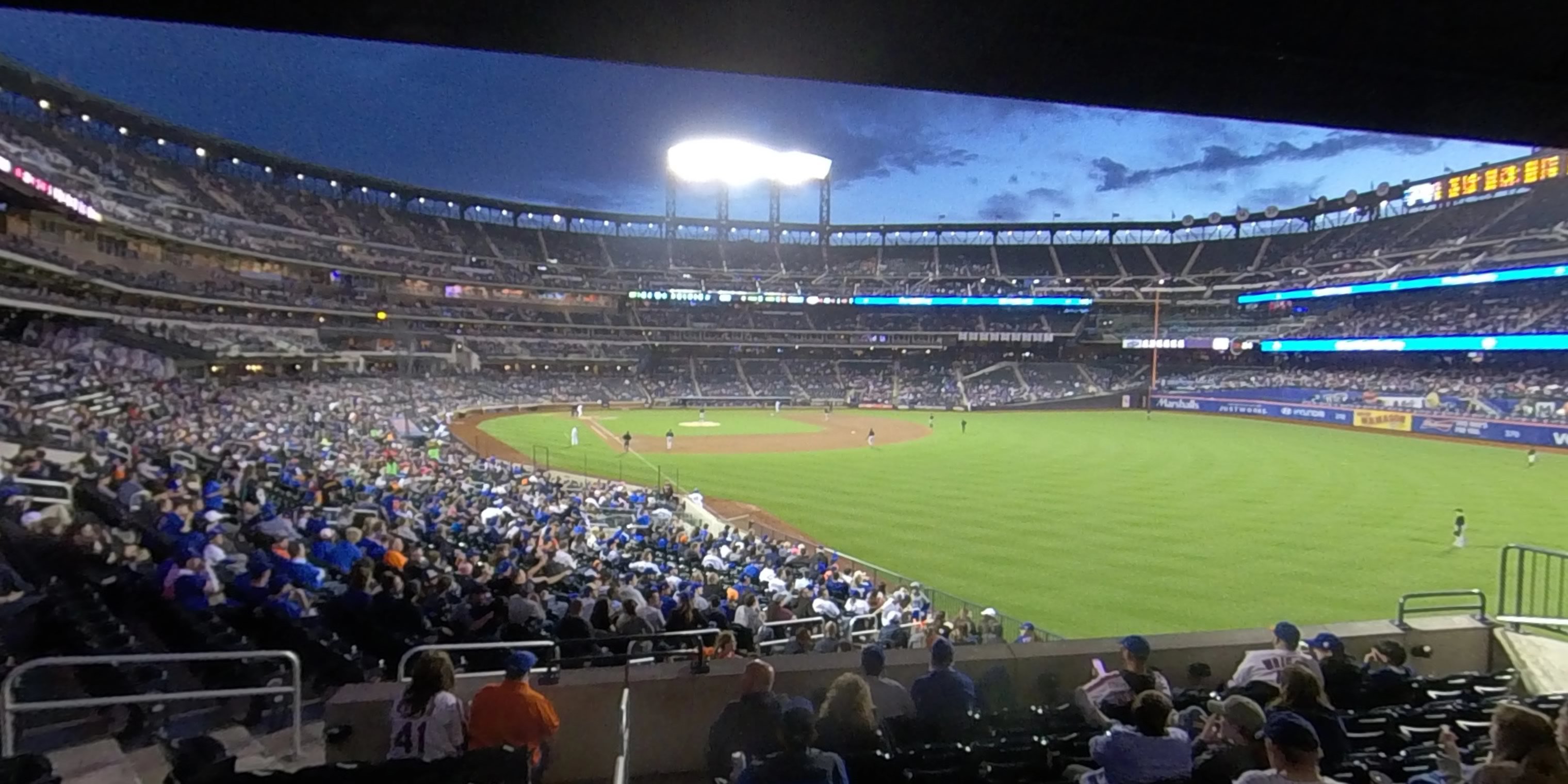 section 104 panoramic seat view  - citi field