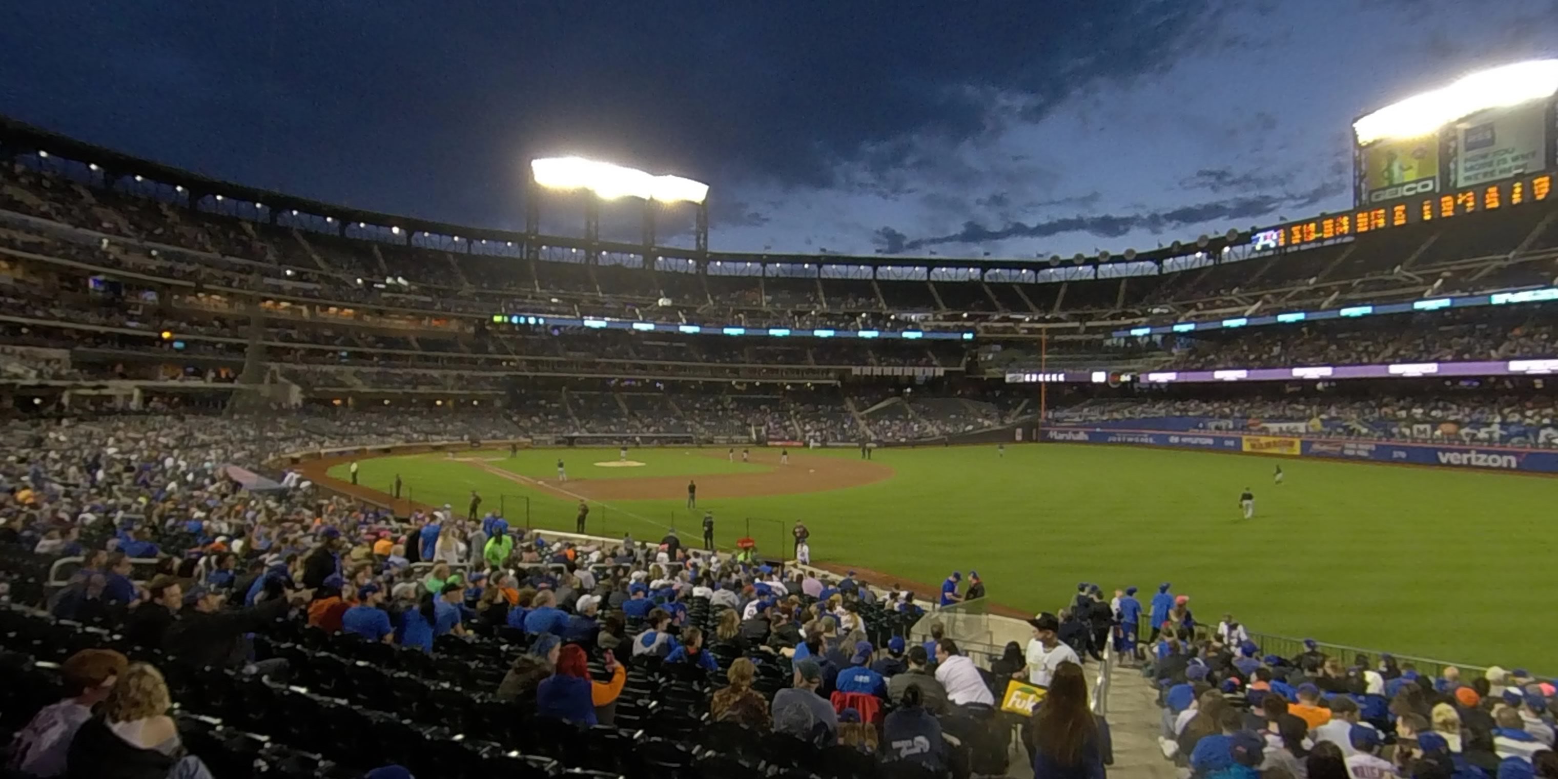 section 106 panoramic seat view  - citi field