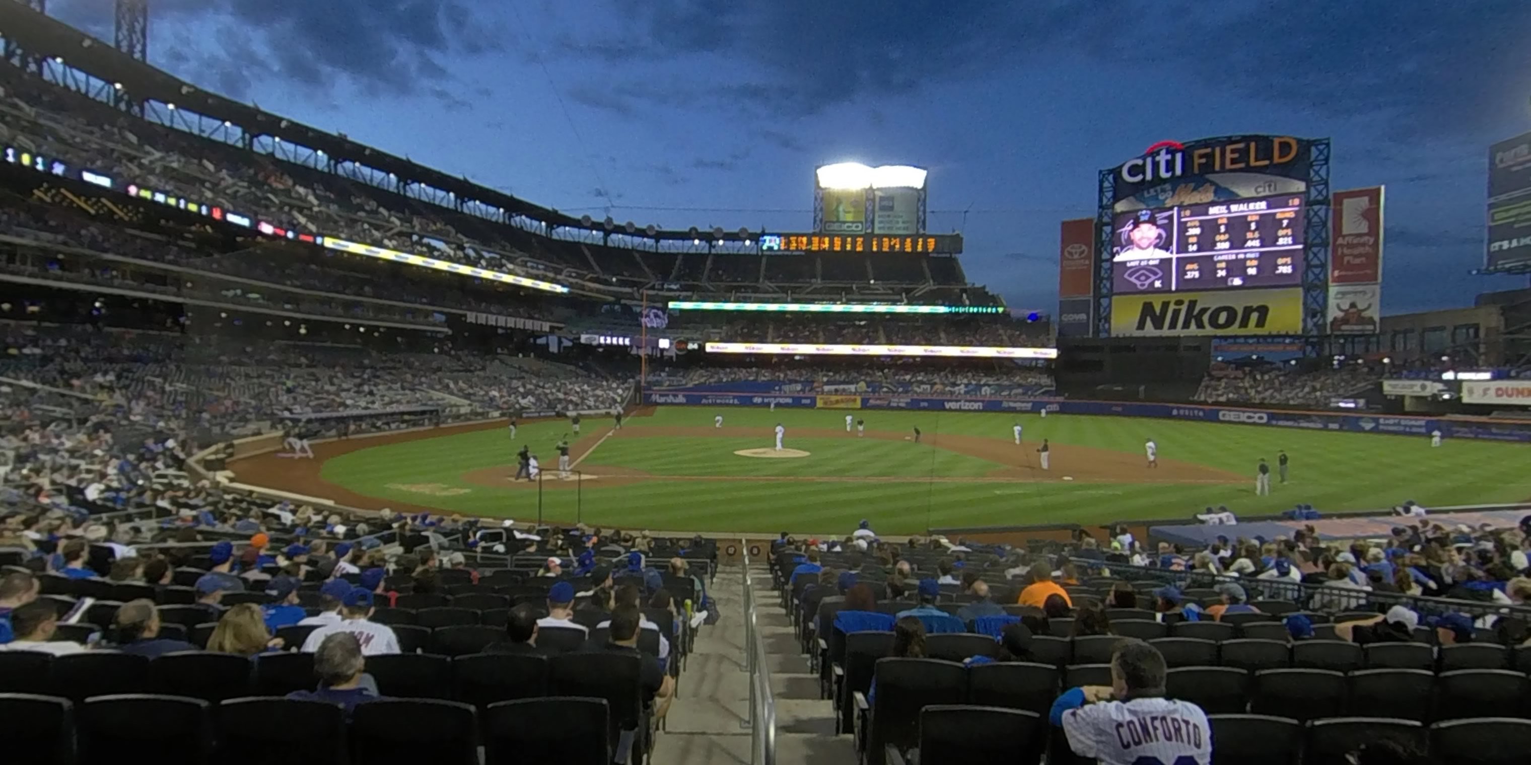 section 11 panoramic seat view  - citi field