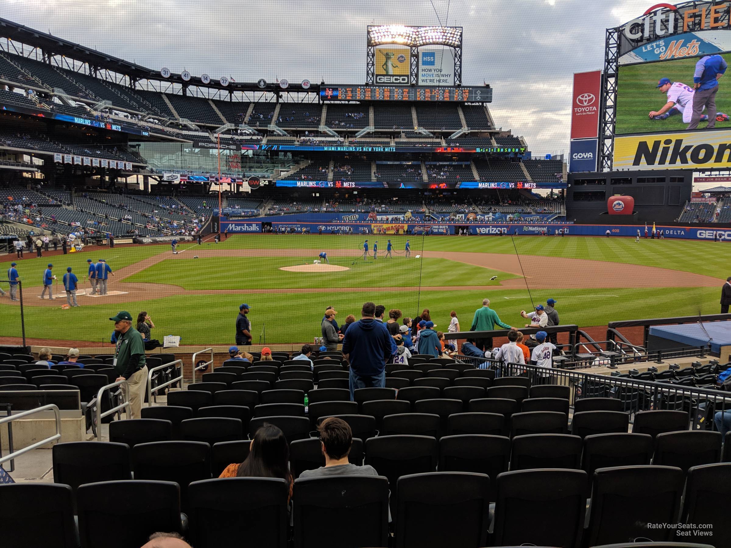 section 11, row 15 seat view  for baseball - citi field