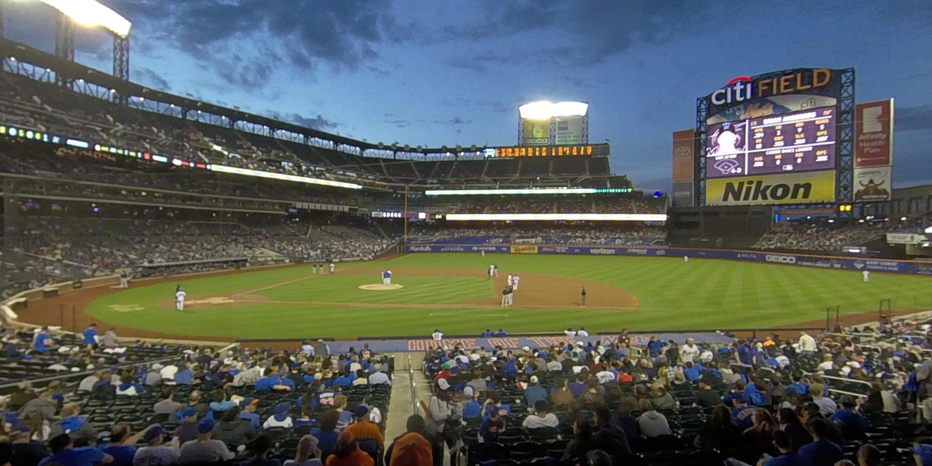 section 113 panoramic seat view  - citi field