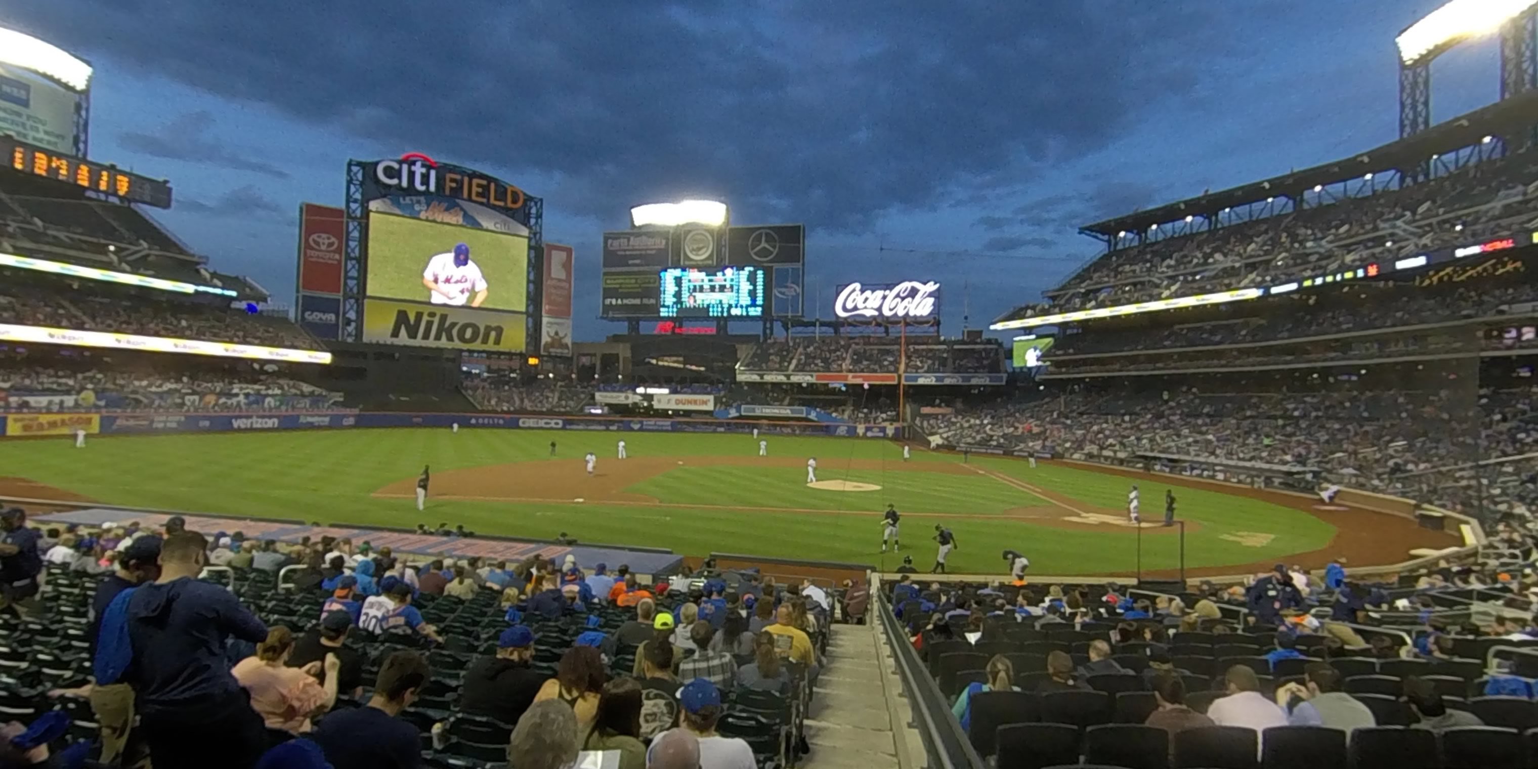 section 121 panoramic seat view  - citi field