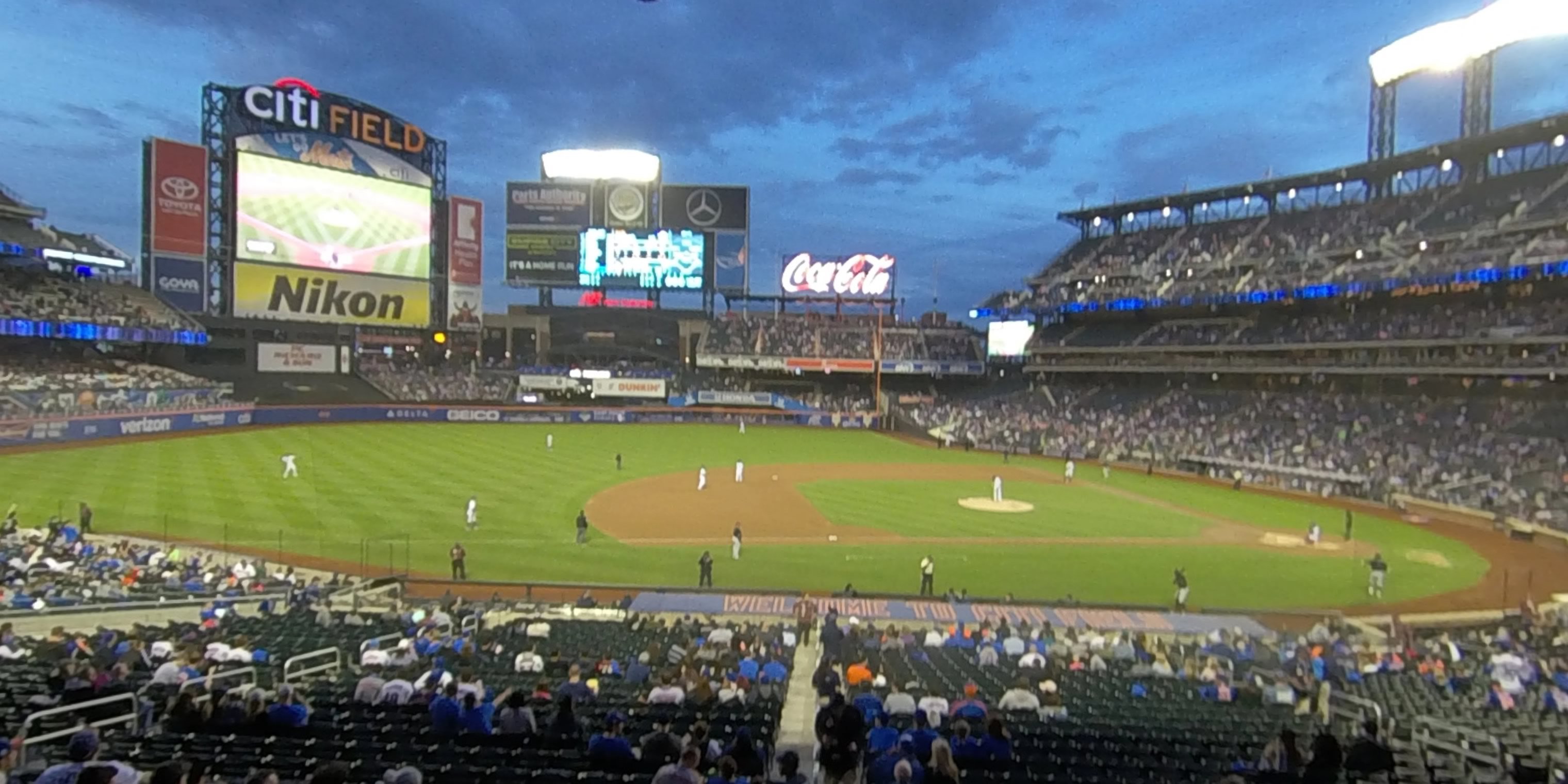 section 122 panoramic seat view  - citi field