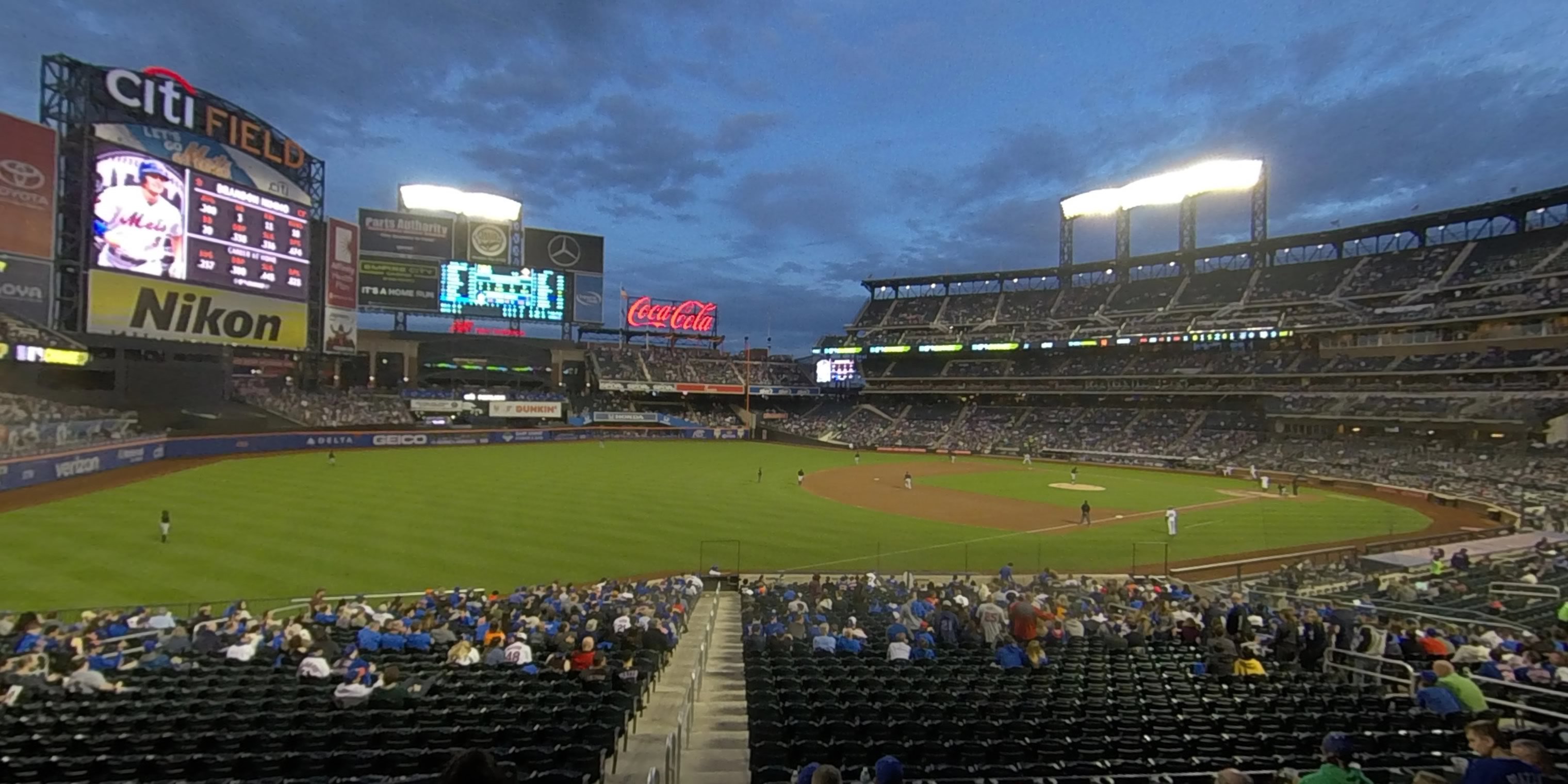 section 126 panoramic seat view  - citi field
