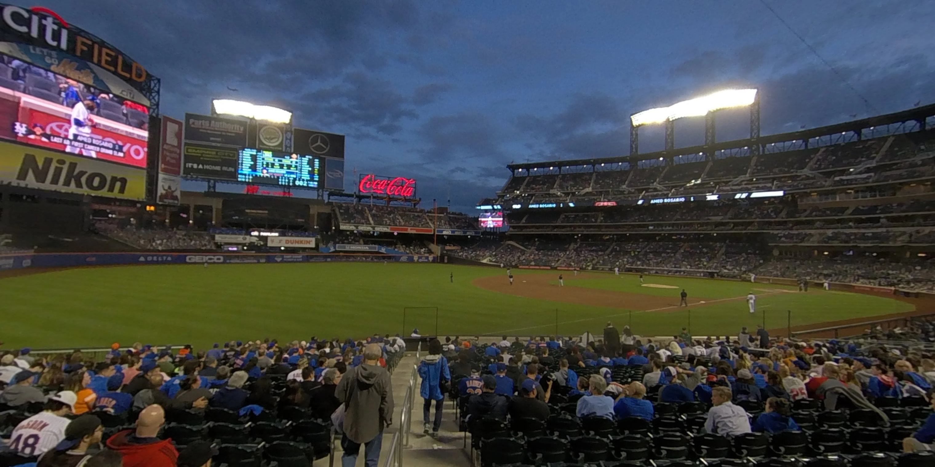 section 126 panoramic seat view  - citi field