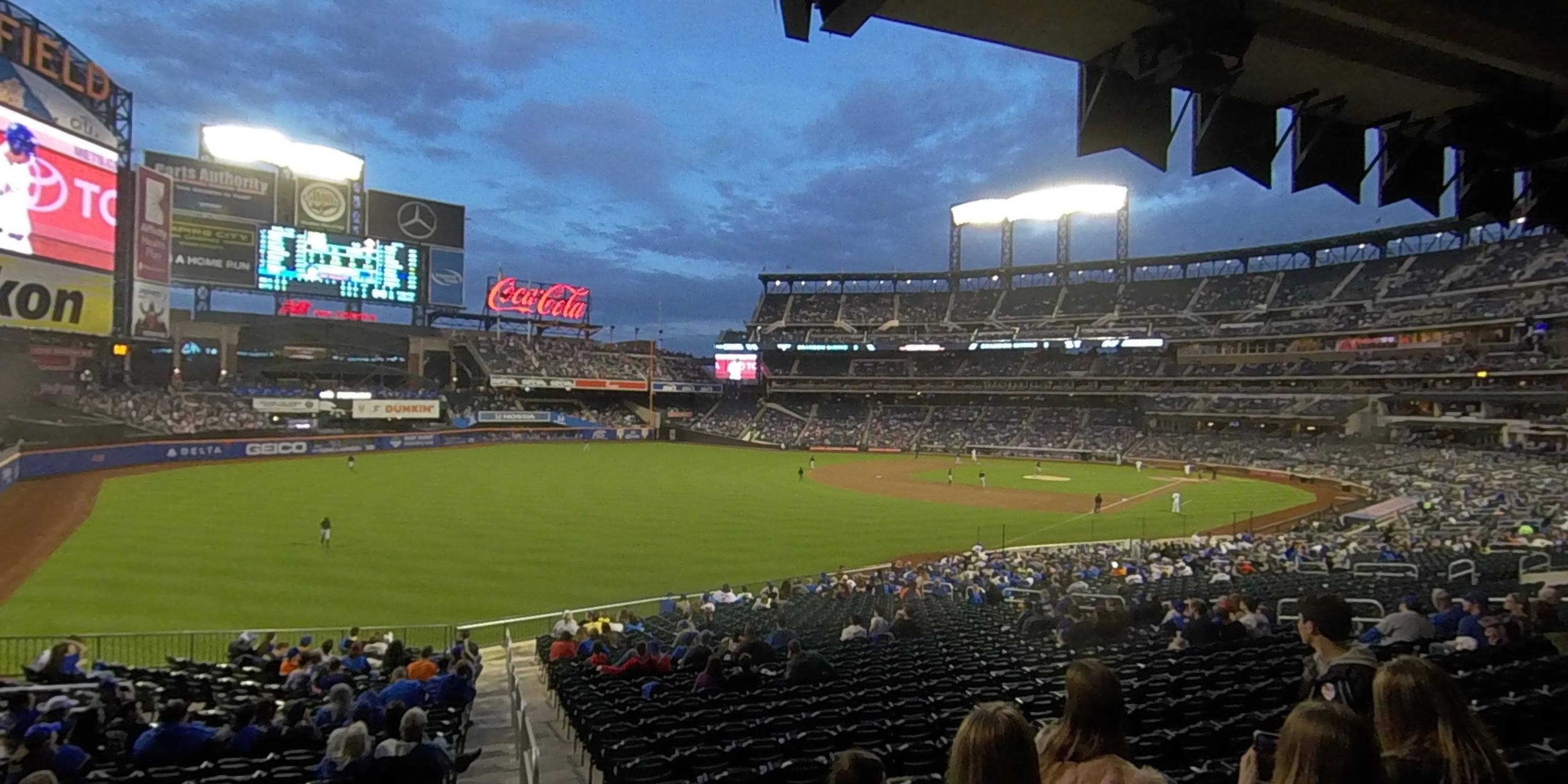 section 129 panoramic seat view  - citi field
