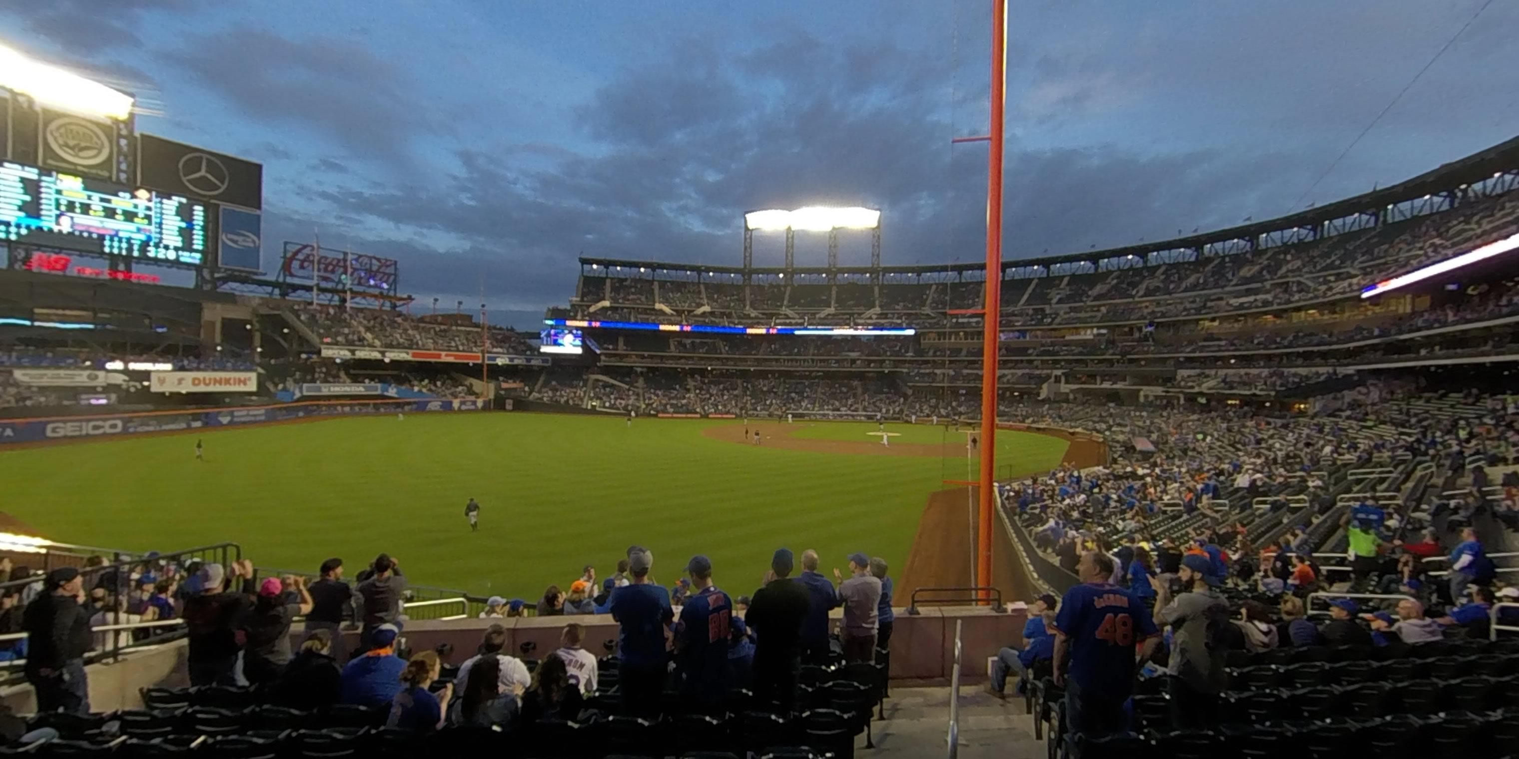 section 131 panoramic seat view  - citi field