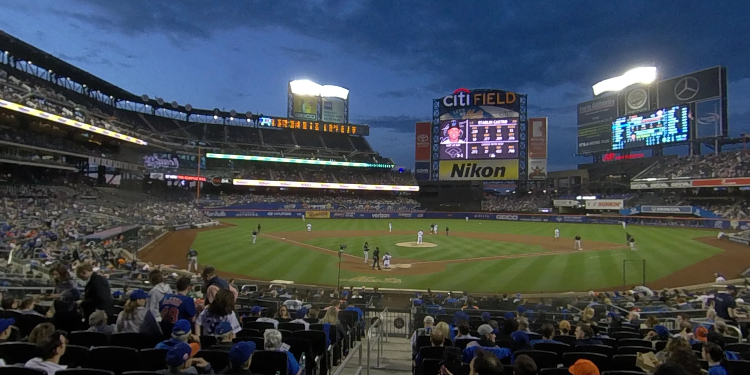 section 14 panoramic seat view  - citi field