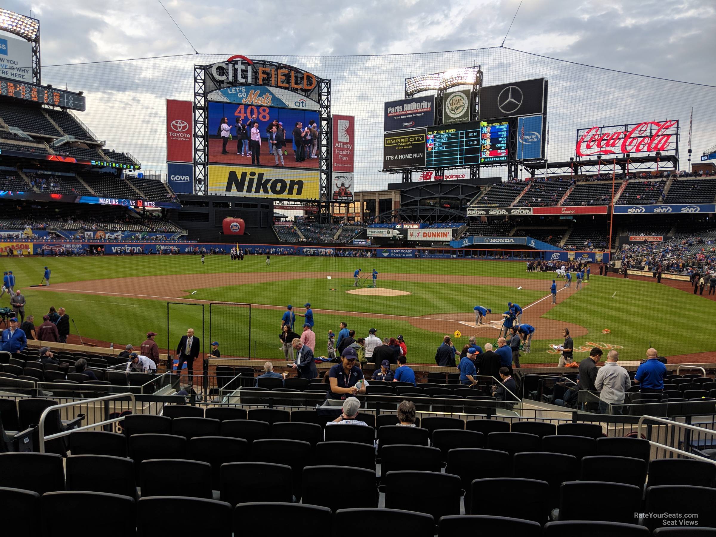 section 17, row 17 seat view  for baseball - citi field
