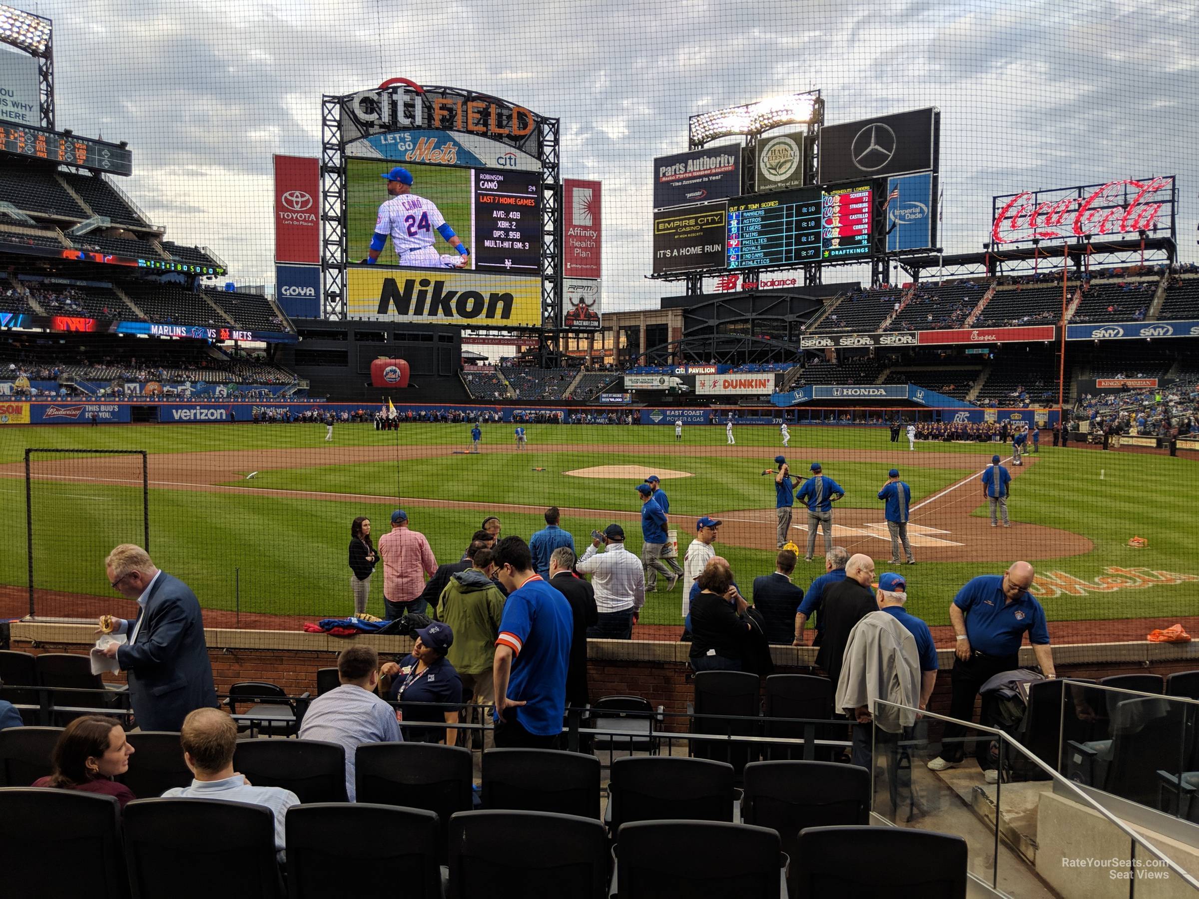 section 17, row 9 seat view  for baseball - citi field