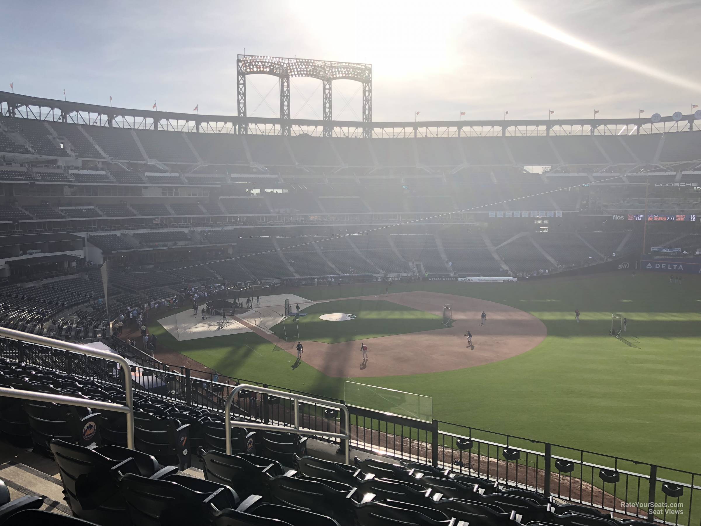 section 306, row 7 seat view  for baseball - citi field