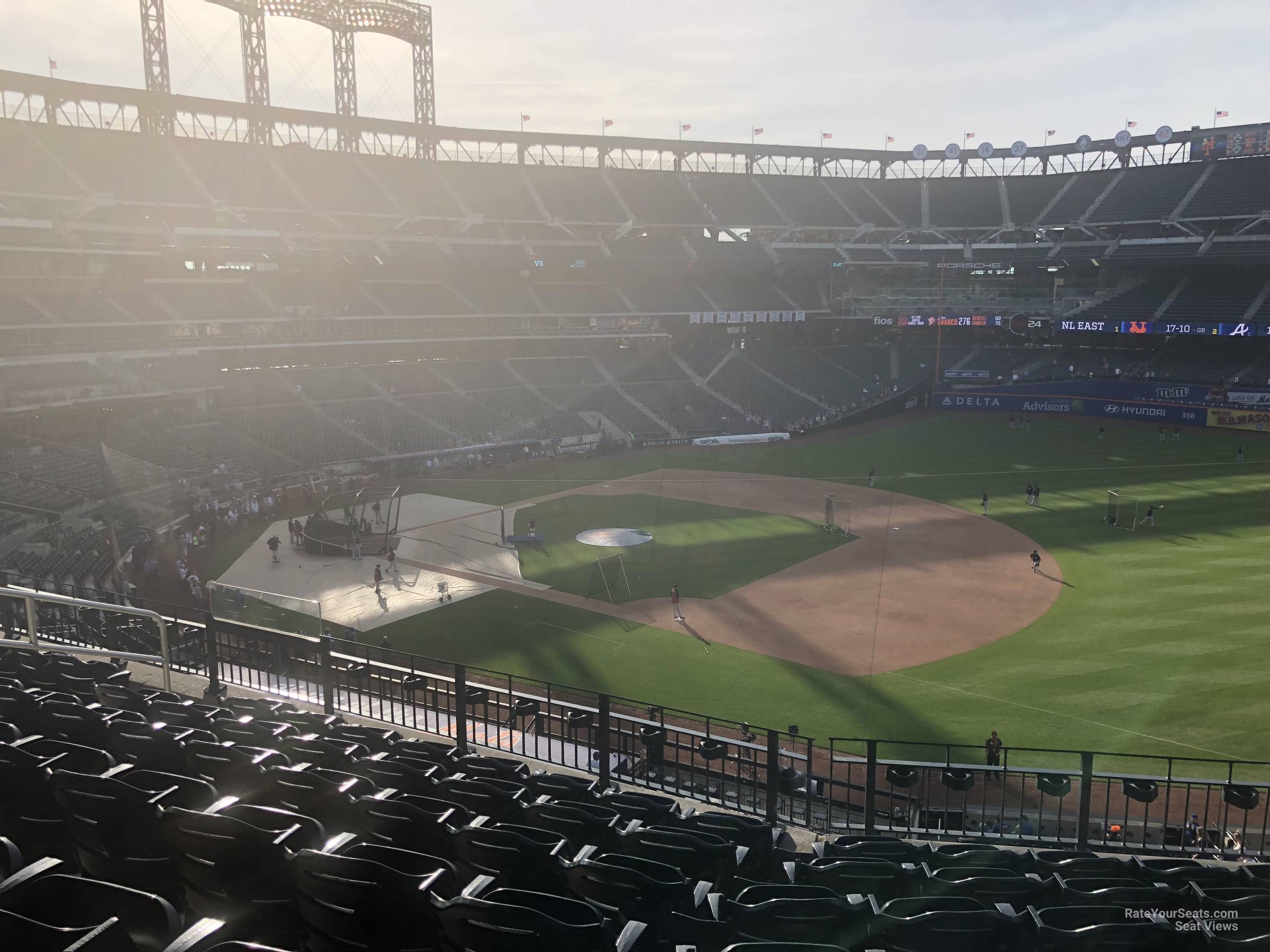 section 309, row 7 seat view  for baseball - citi field
