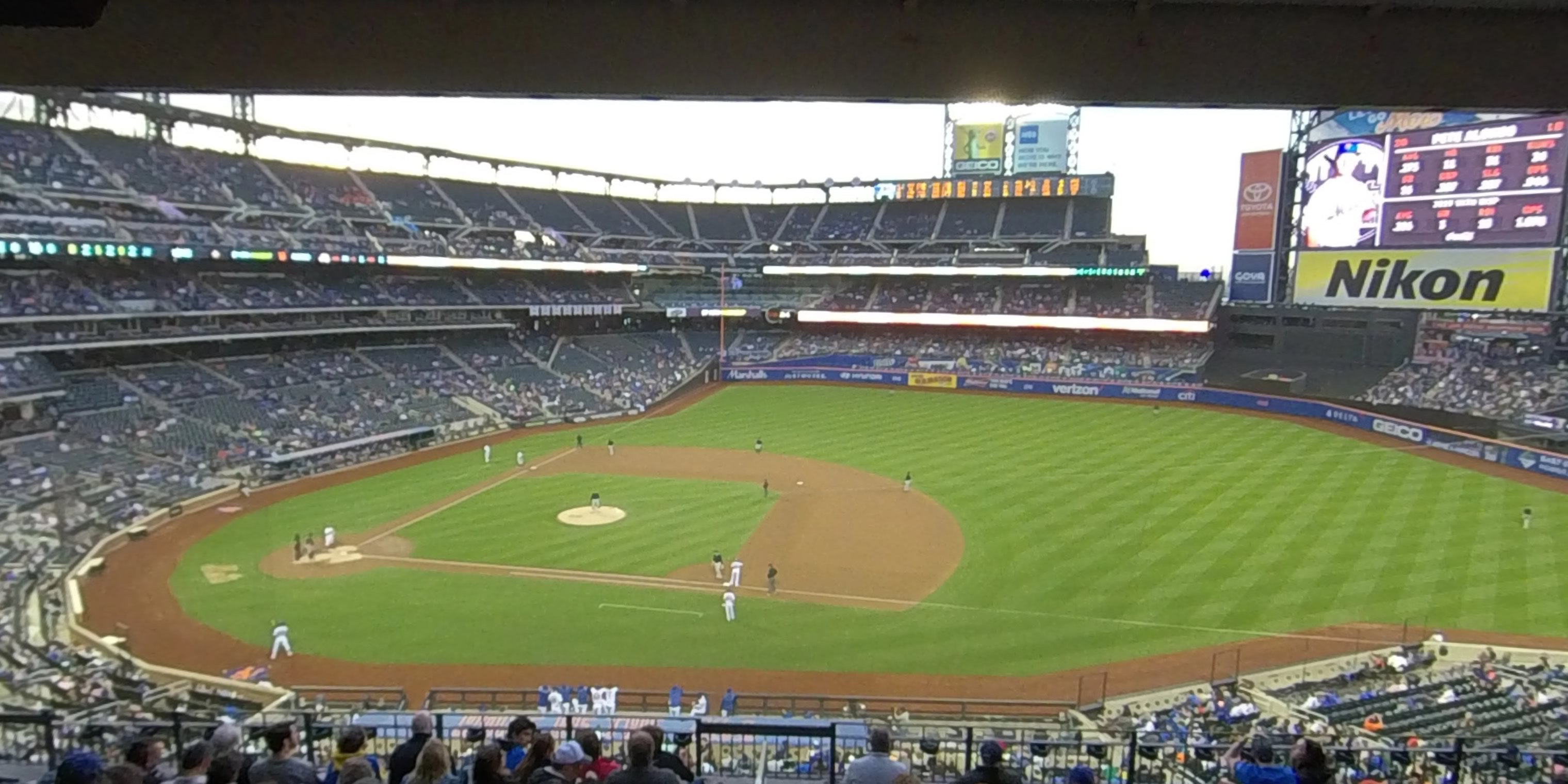 section 310 panoramic seat view  - citi field