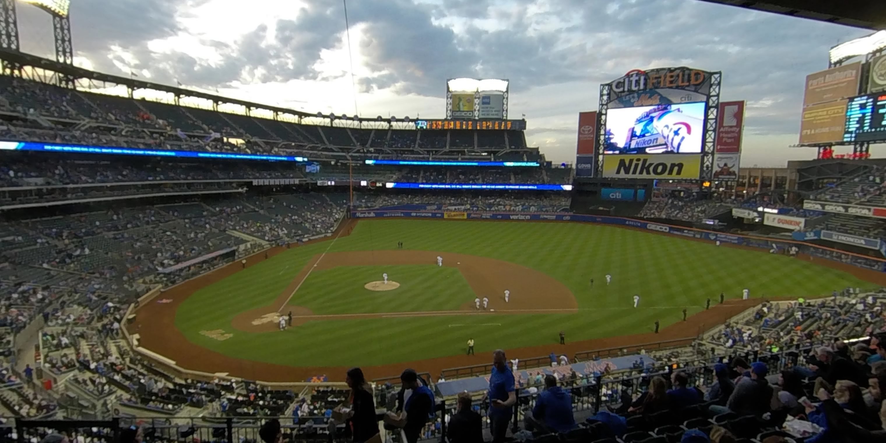section 312 panoramic seat view  - citi field