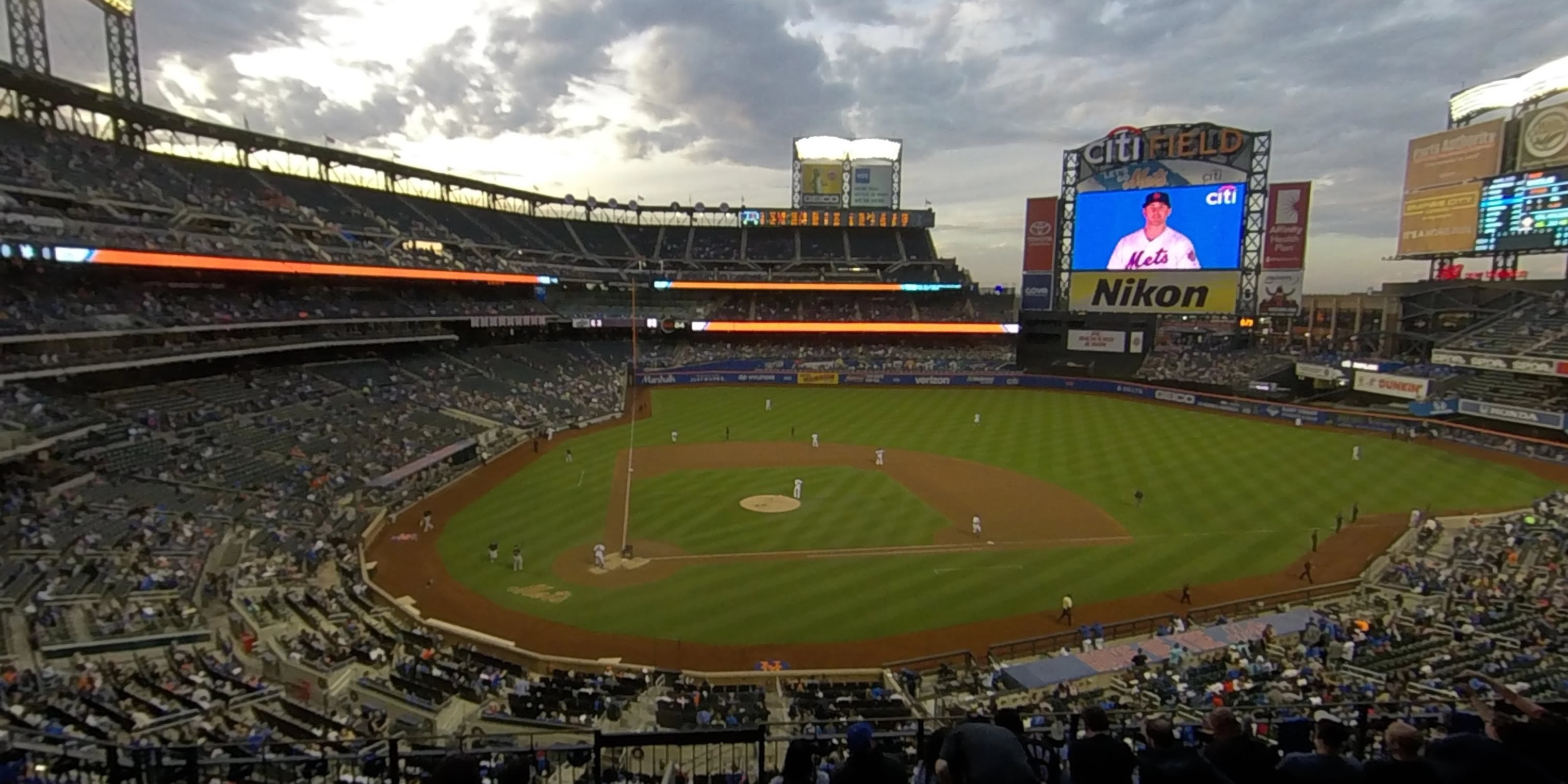 section 314 panoramic seat view  - citi field