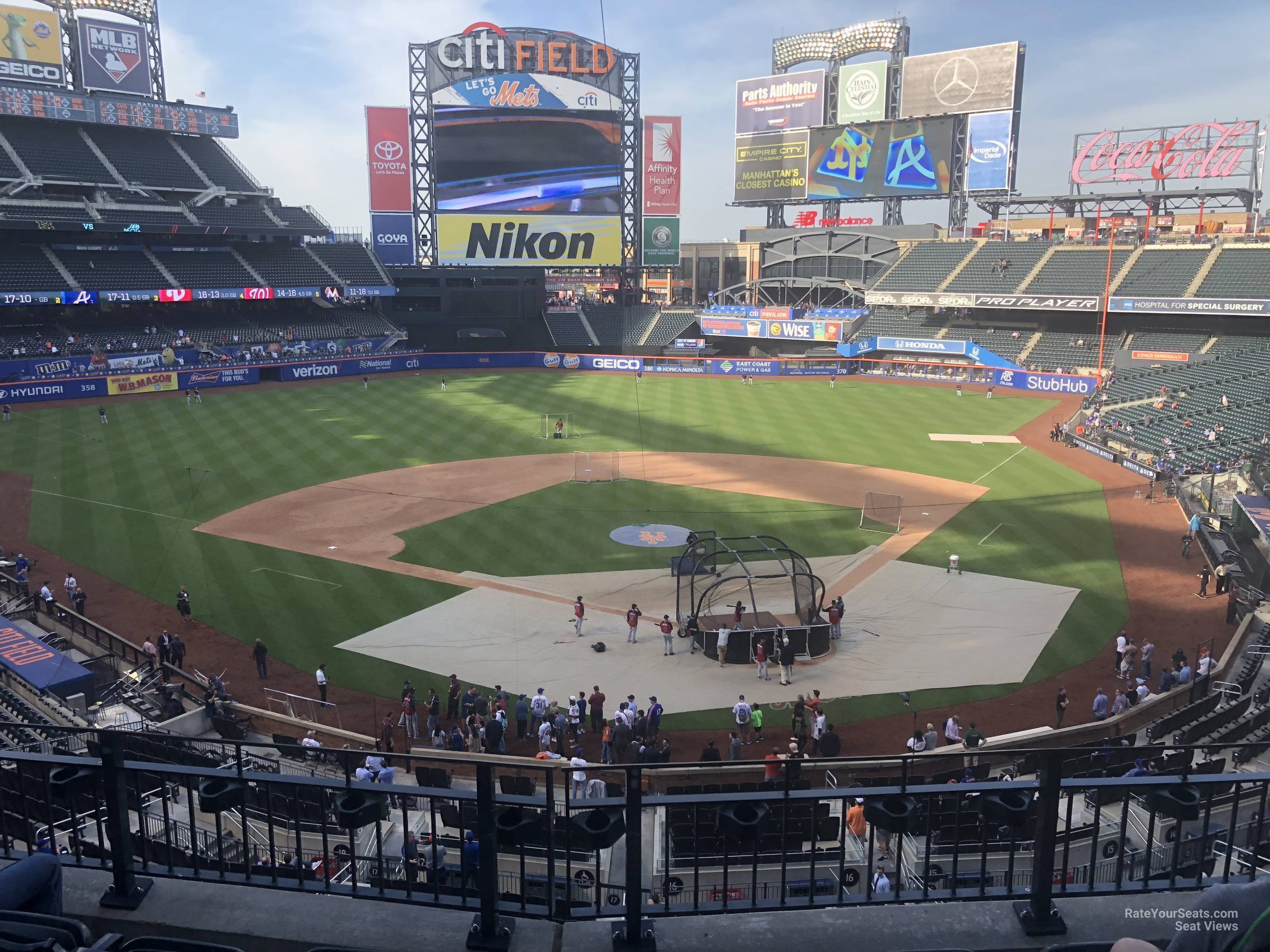 section 321, row 4 seat view  for baseball - citi field