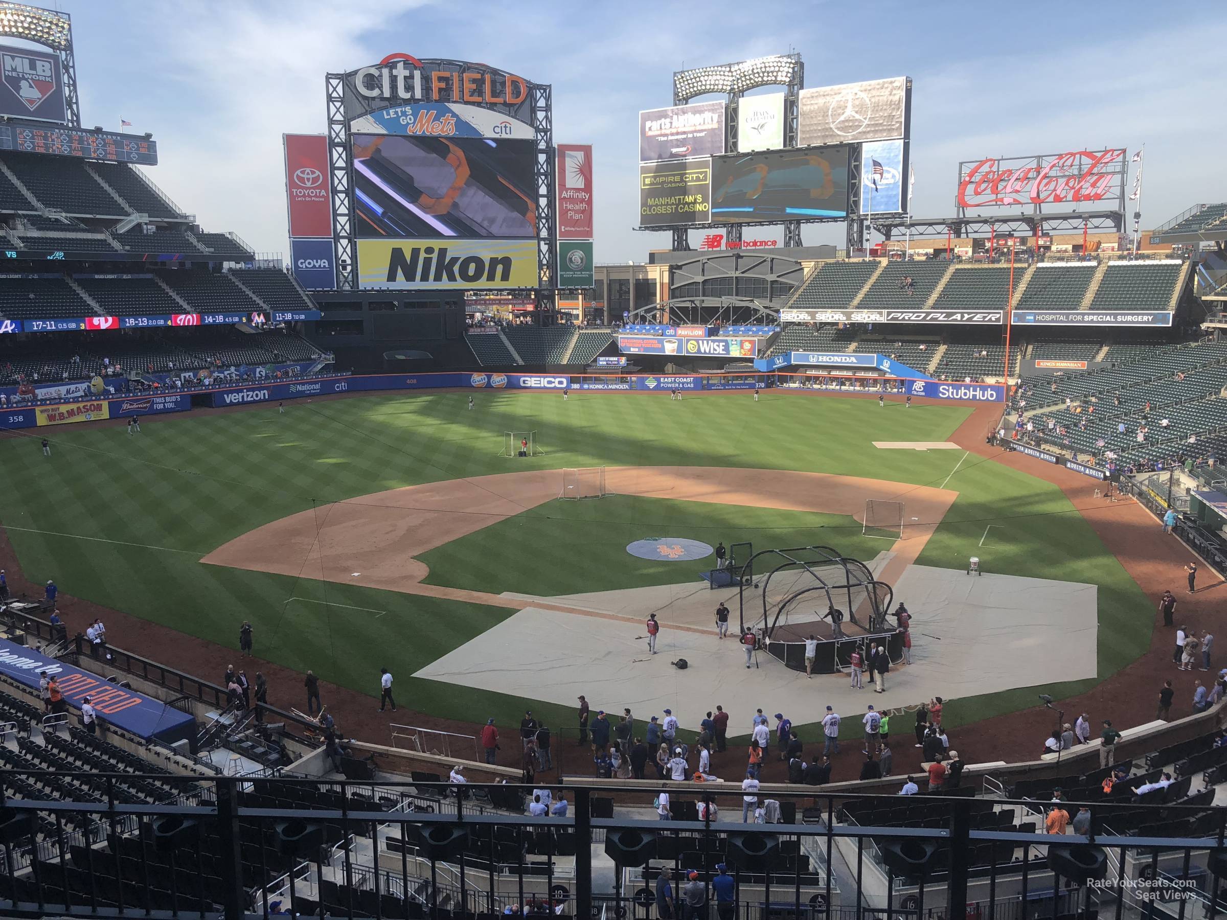 section 322, row 4 seat view  - citi field