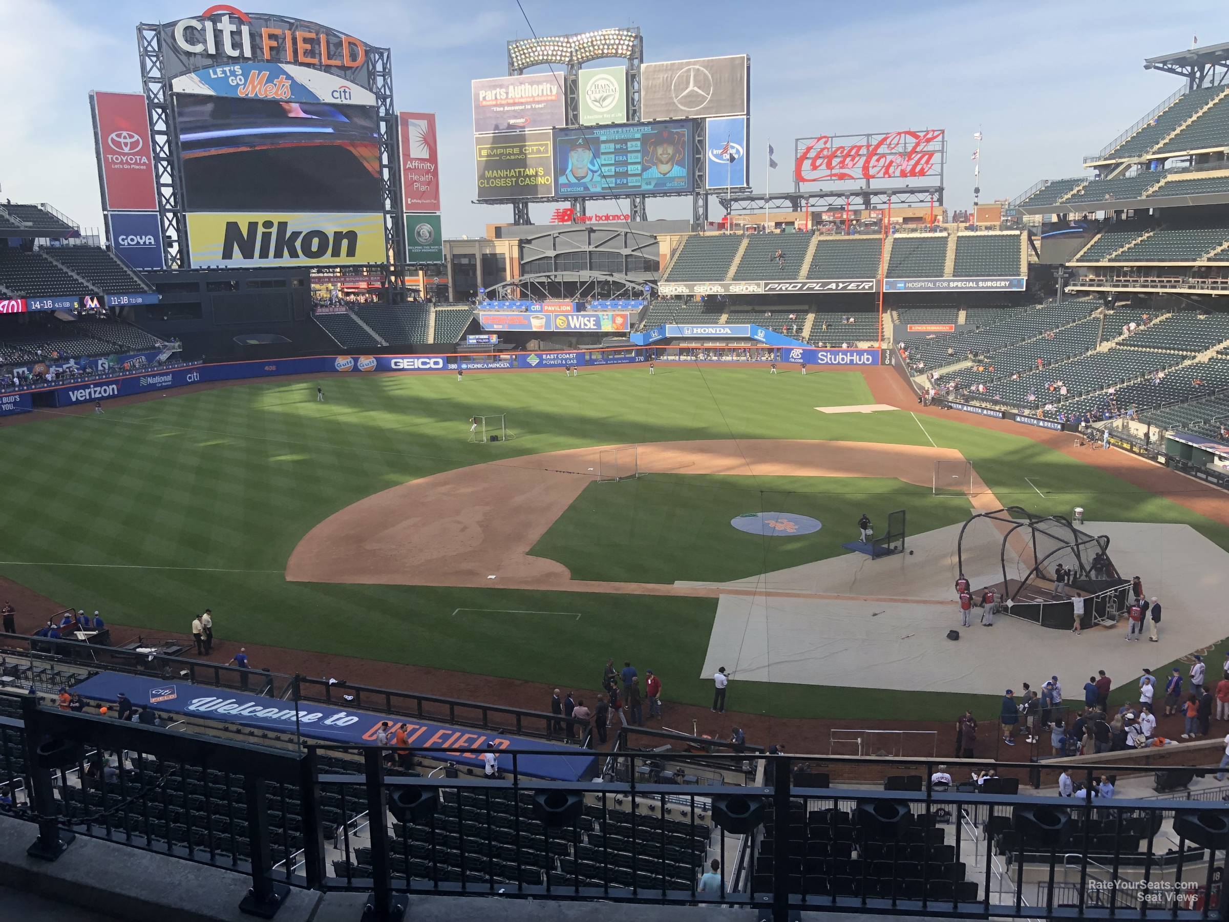section 325, row 4 seat view  for baseball - citi field