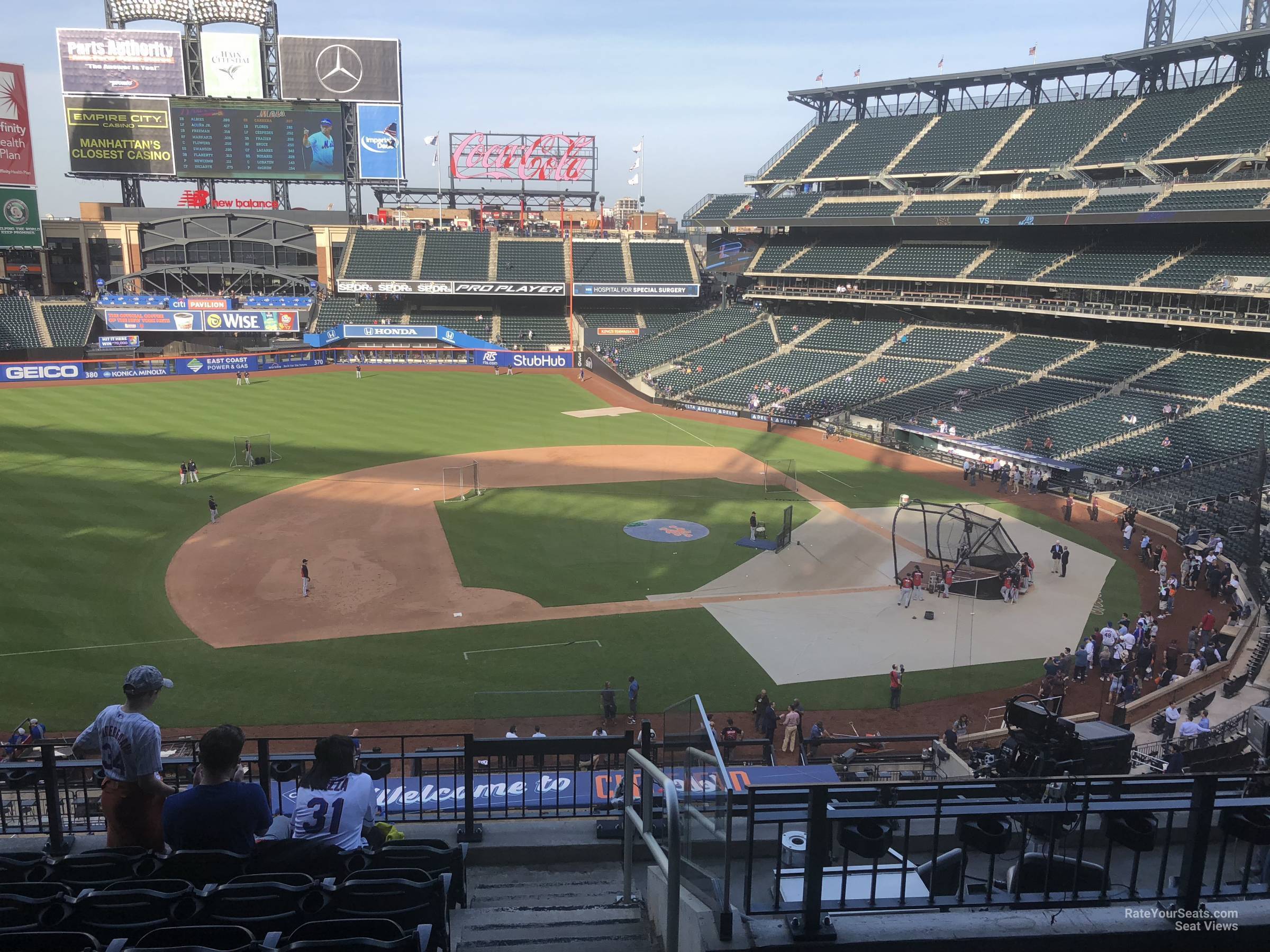 section 327, row 7 seat view  for baseball - citi field
