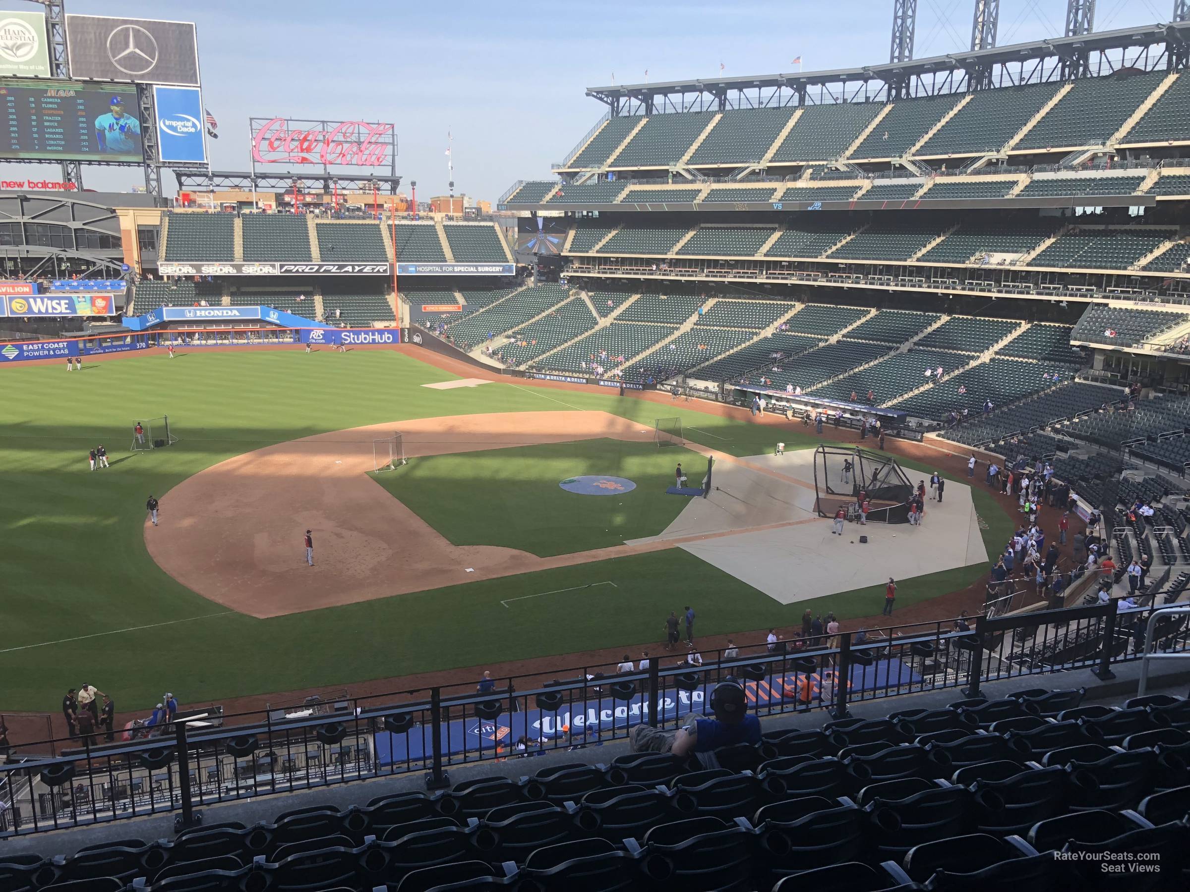 section 328, row 7 seat view  for baseball - citi field