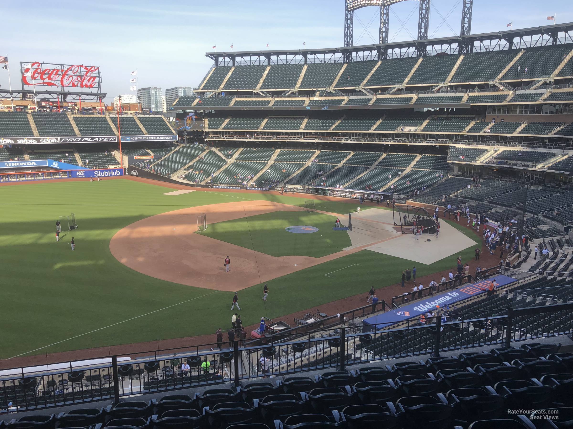 section 330, row 7 seat view  for baseball - citi field