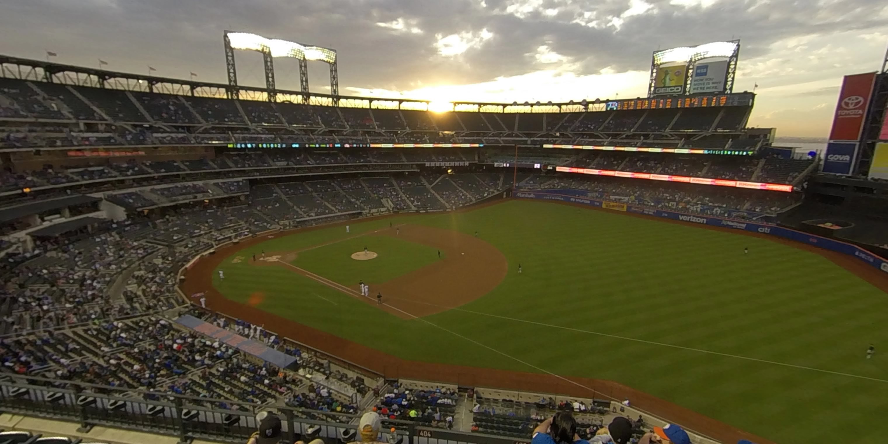 section 403 panoramic seat view  - citi field
