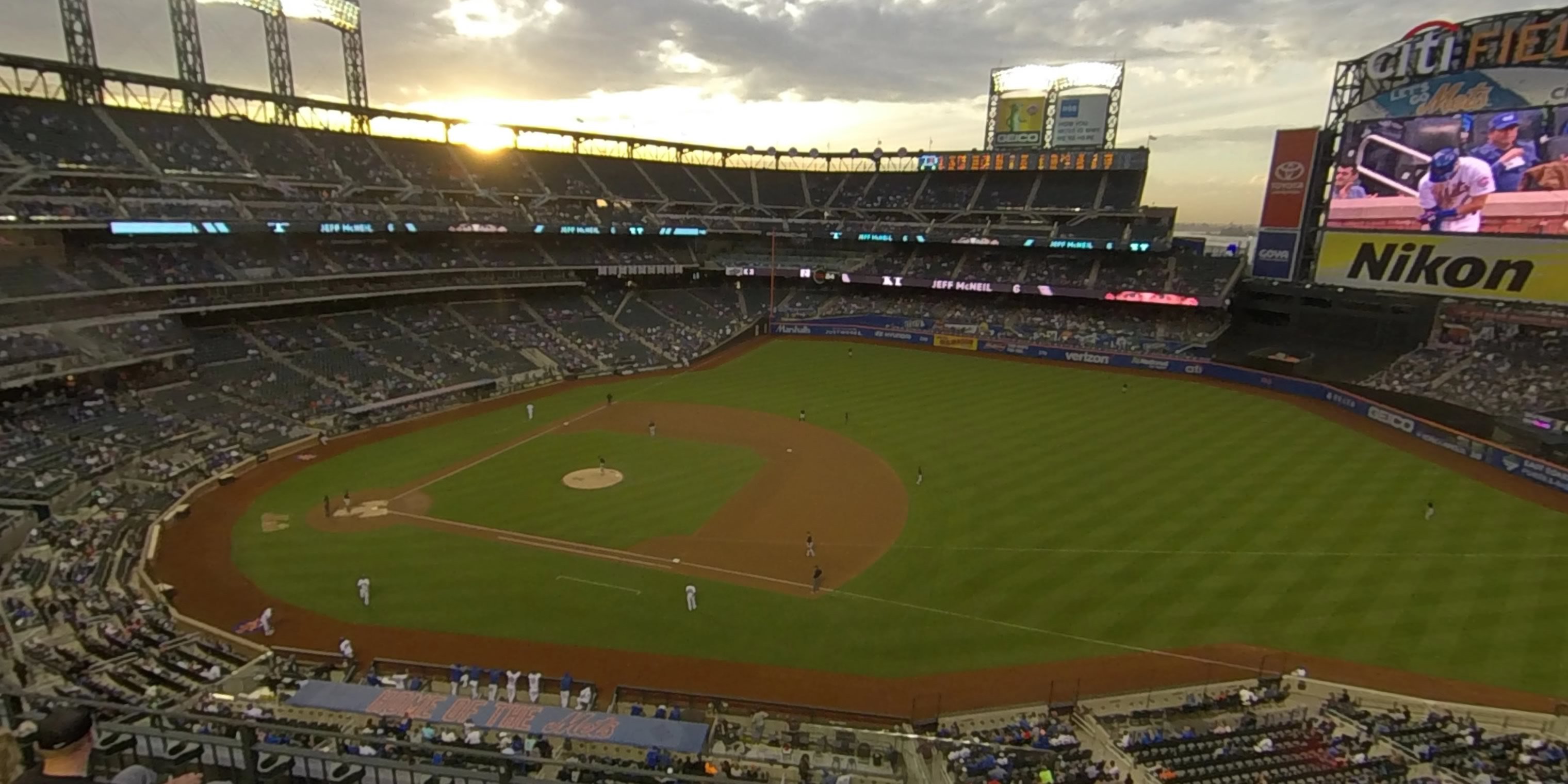 section 405 panoramic seat view  - citi field