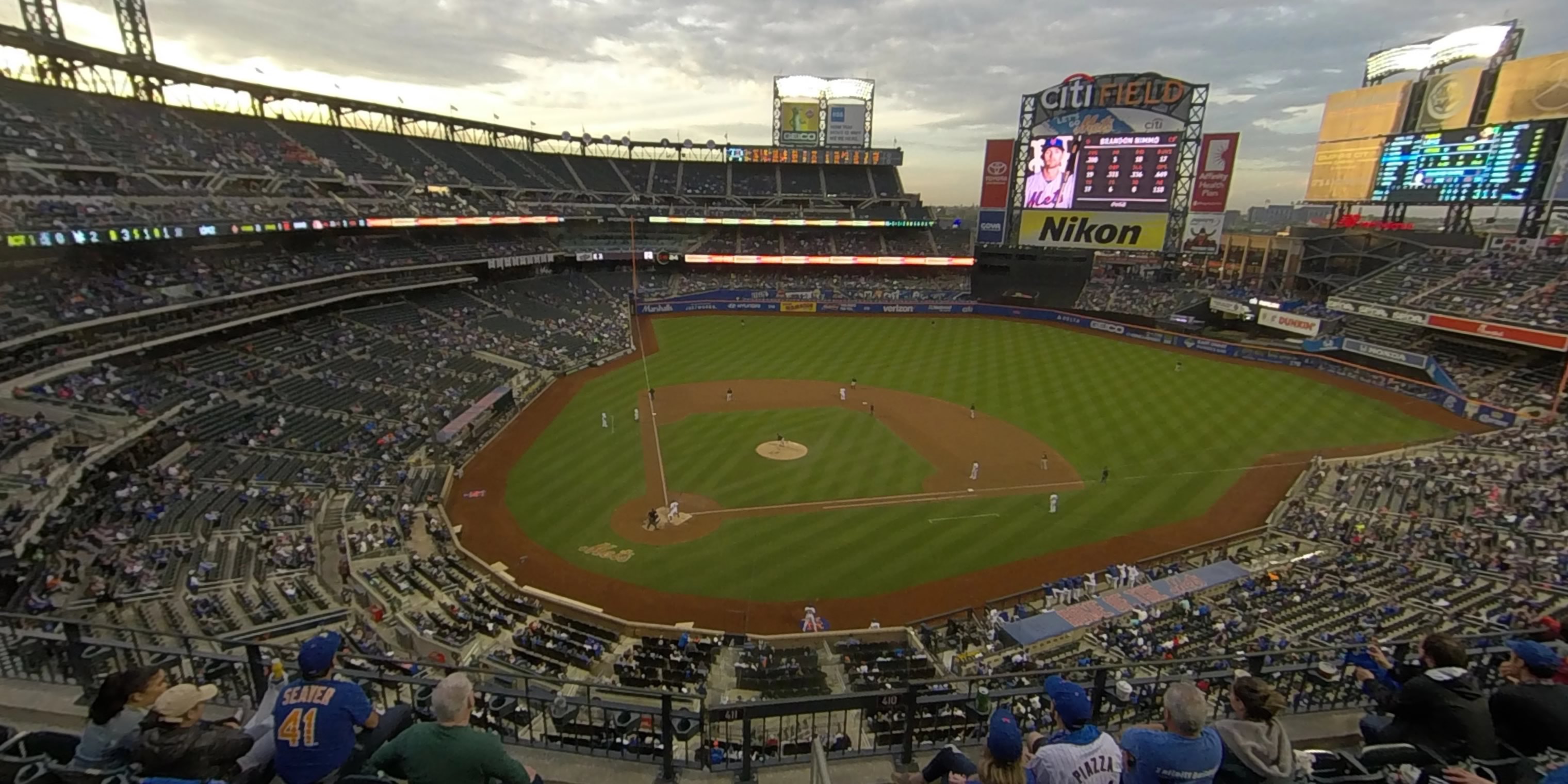 section 410 panoramic seat view  - citi field