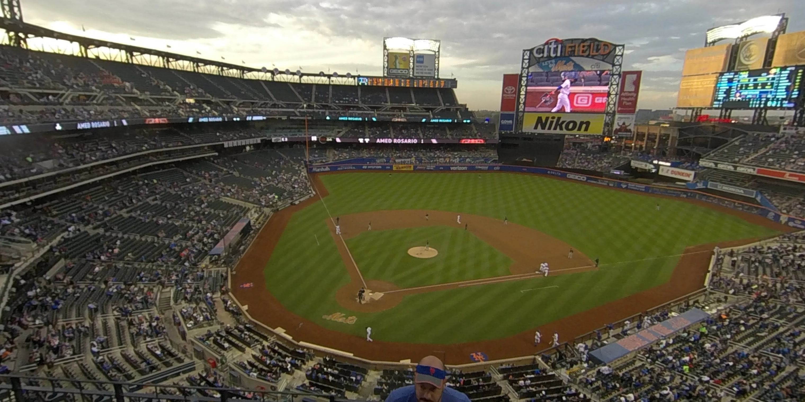 section 411 panoramic seat view  - citi field