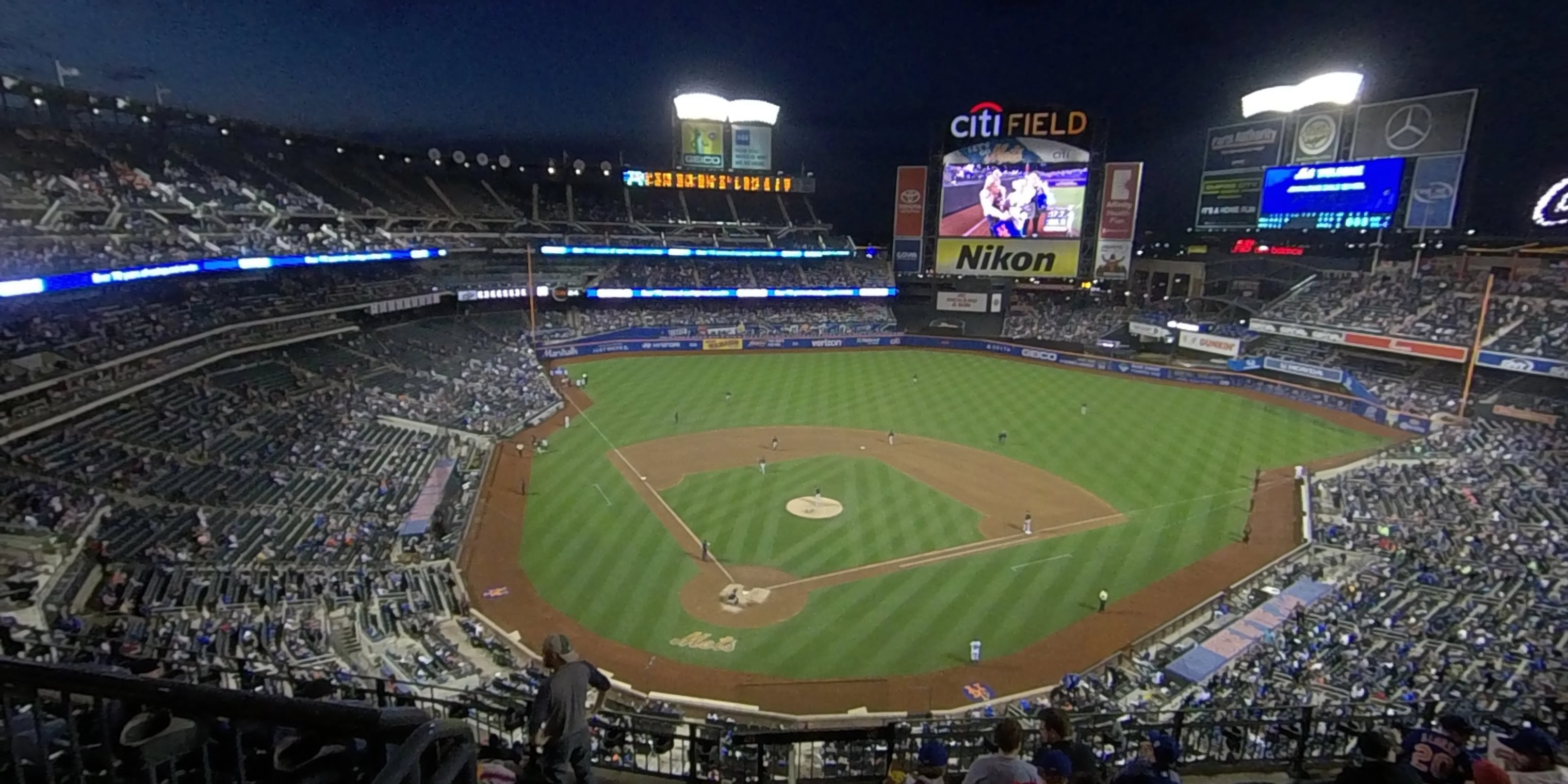 section 412 panoramic seat view  - citi field