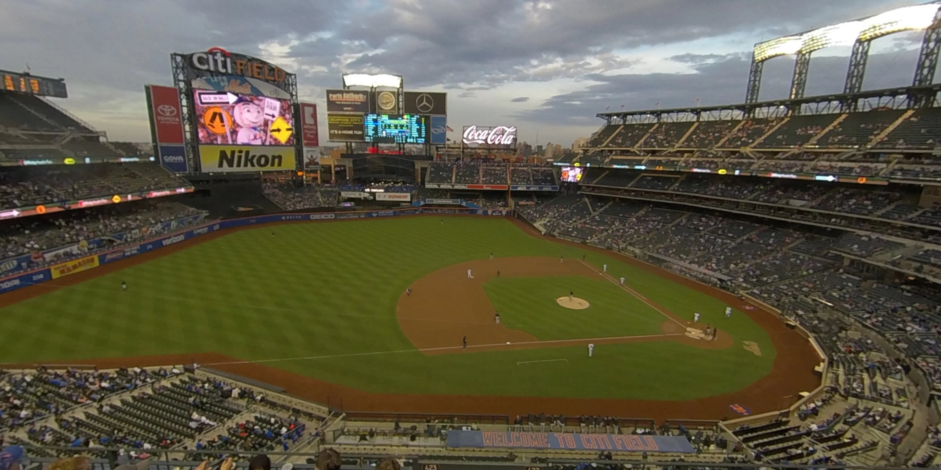 section 422 panoramic seat view  - citi field