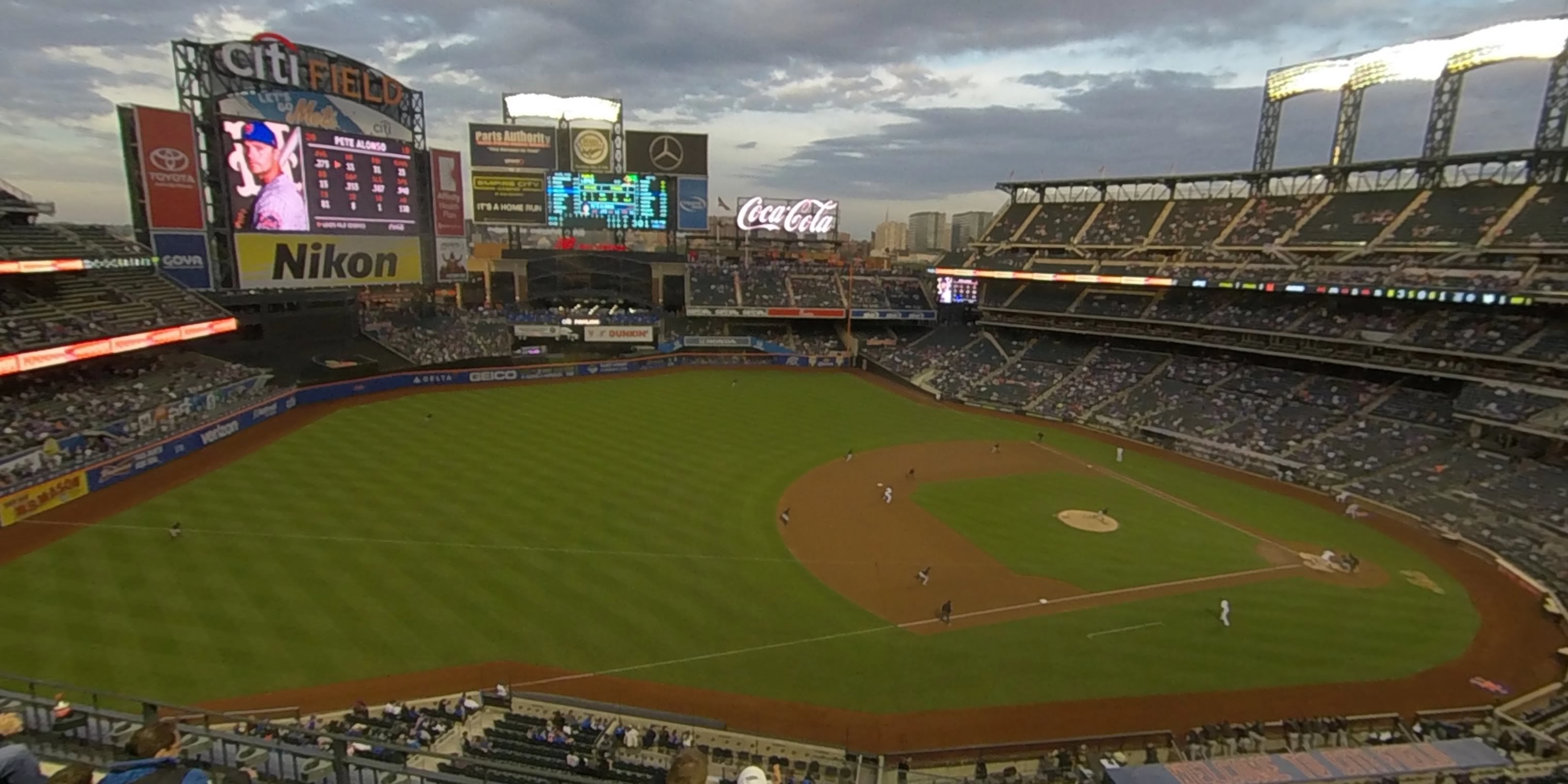 section 424 panoramic seat view  - citi field