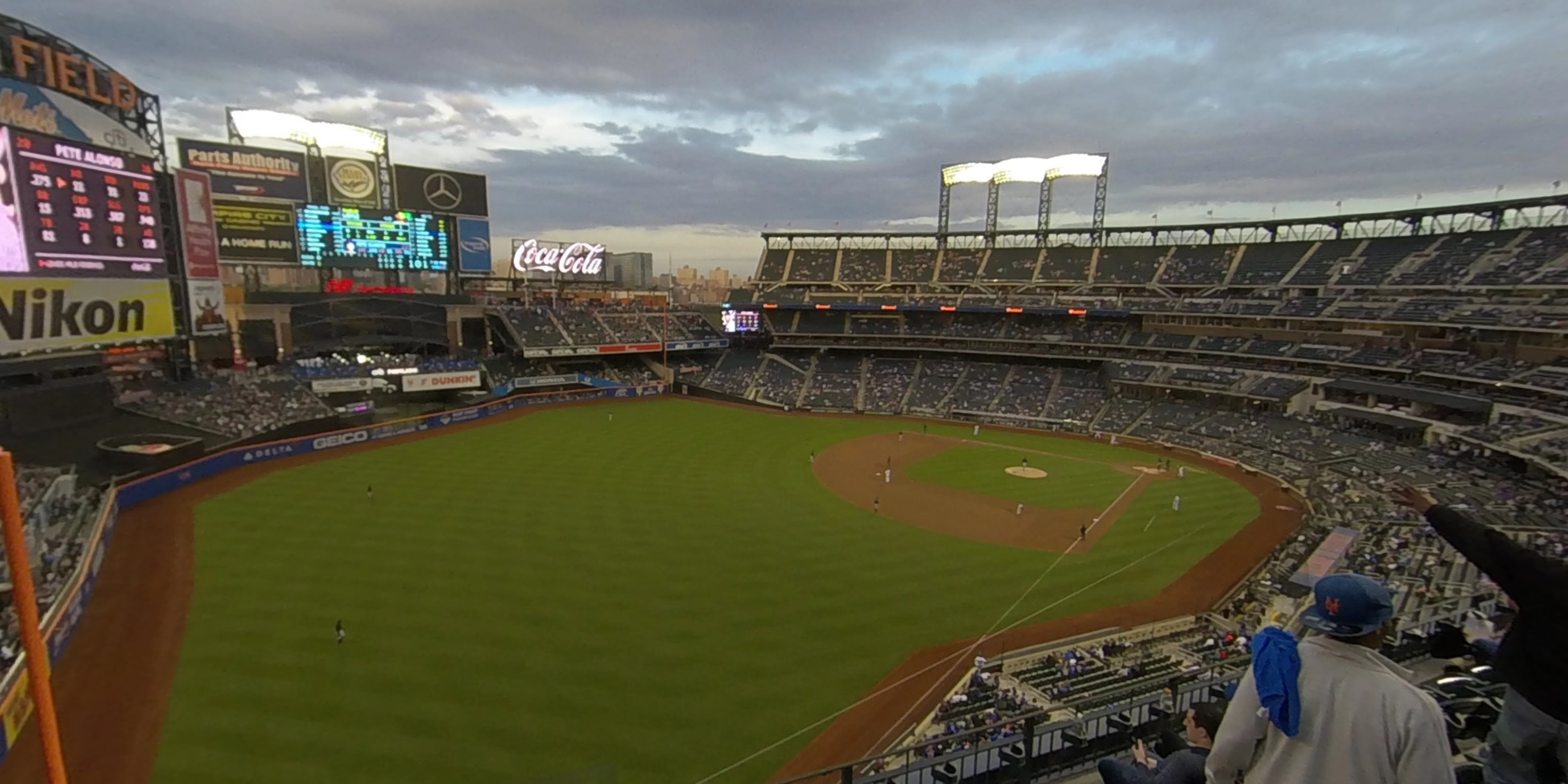 section 428 panoramic seat view  - citi field
