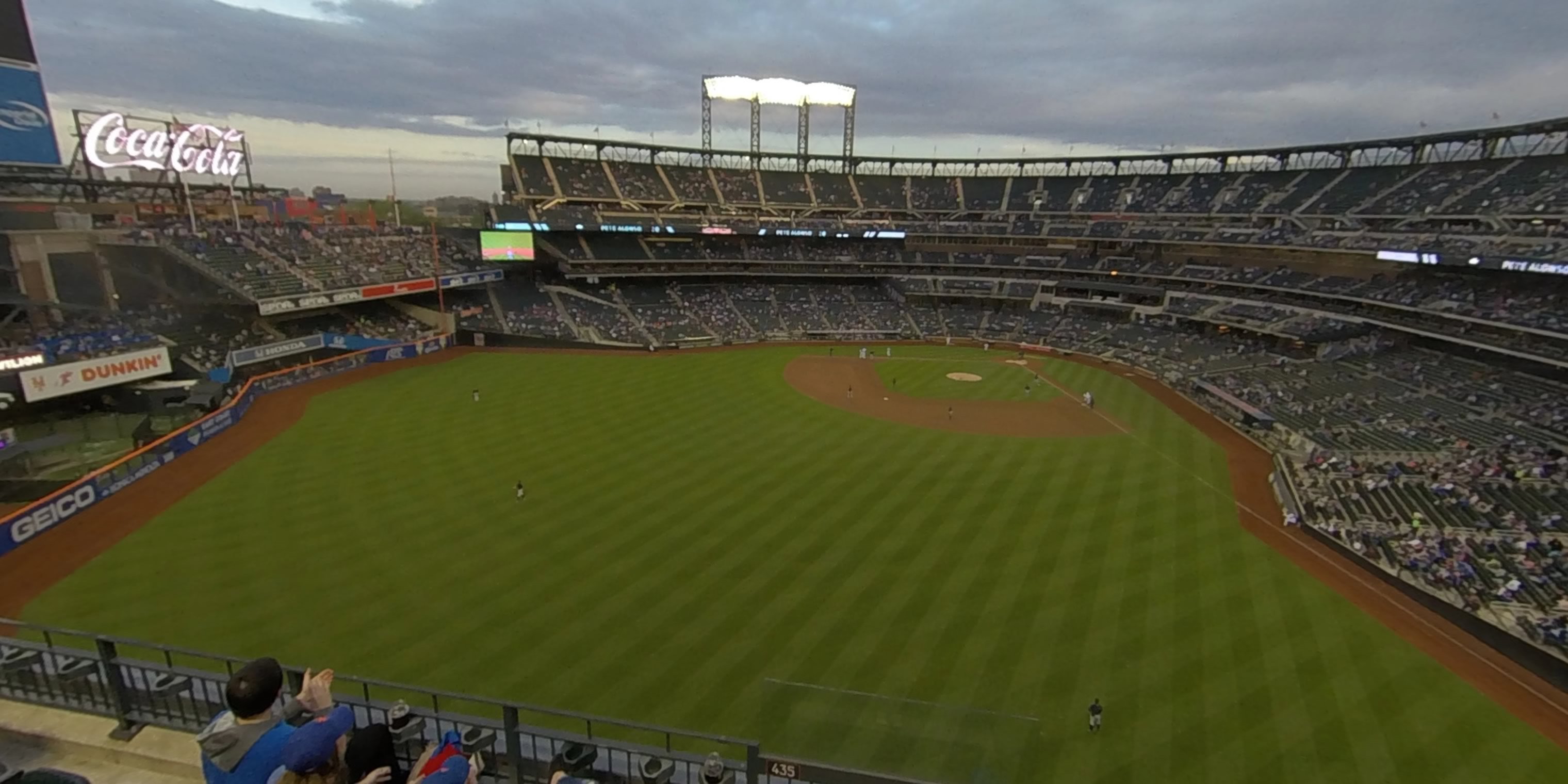 section 434 panoramic seat view  - citi field