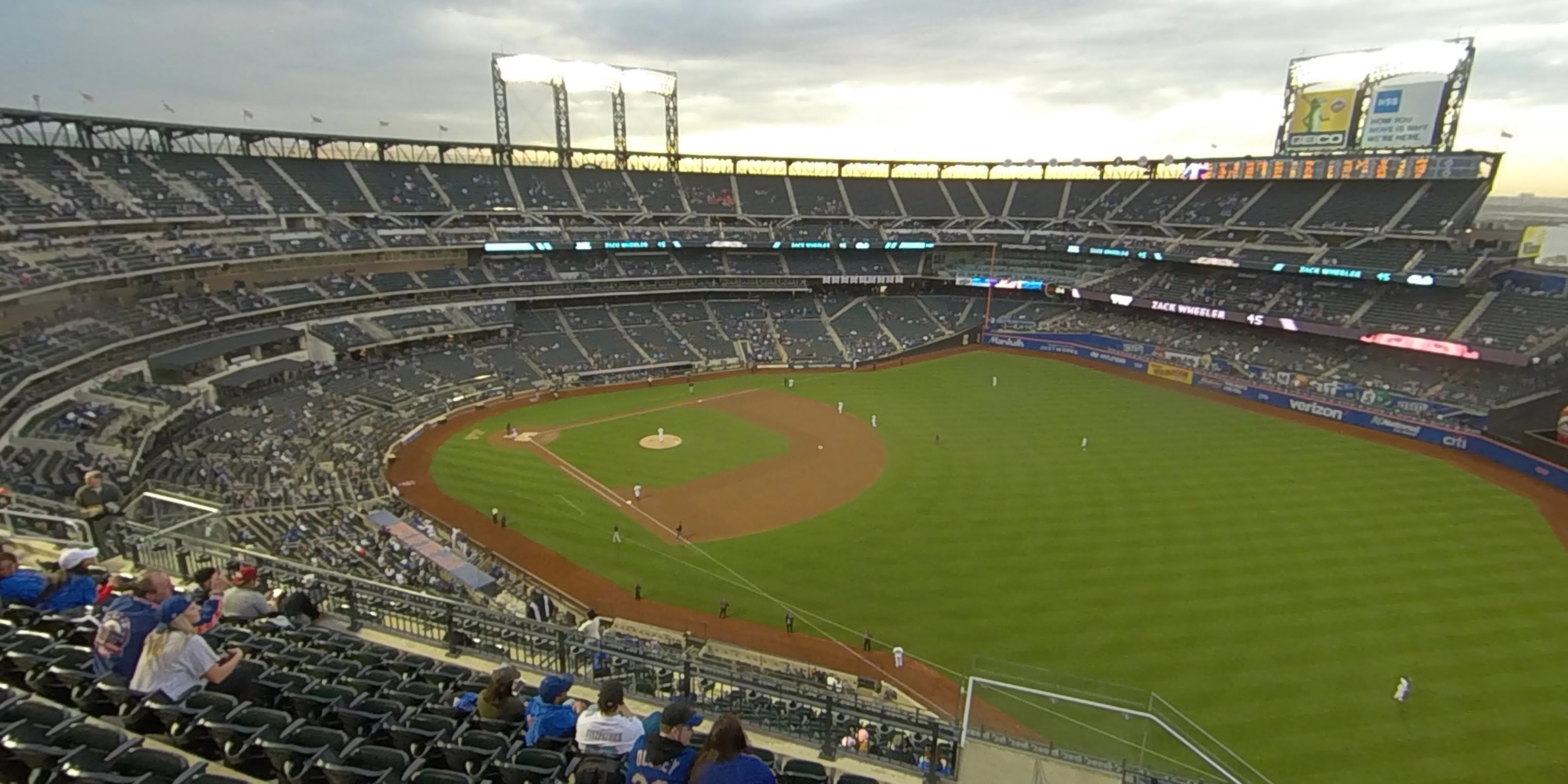 section 501 panoramic seat view  - citi field
