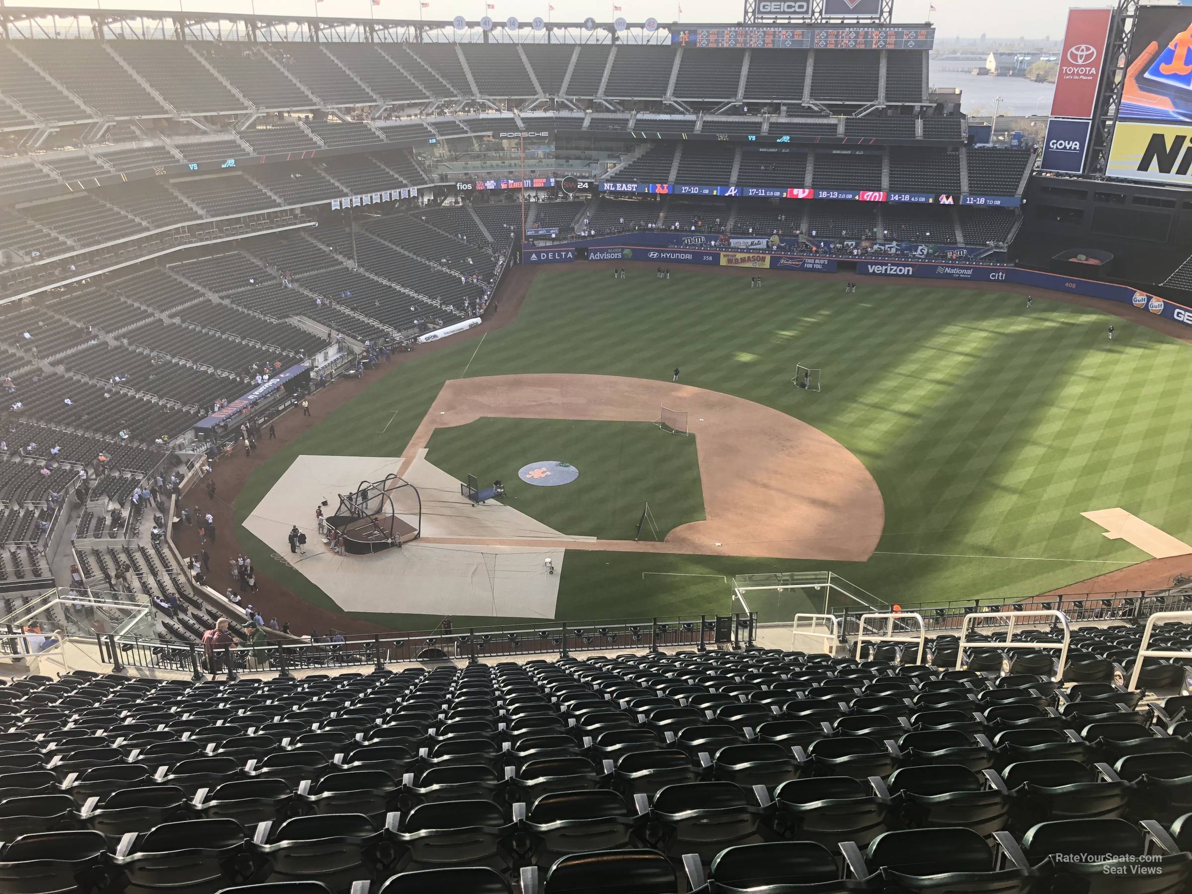 section 508, row 17 seat view  for baseball - citi field