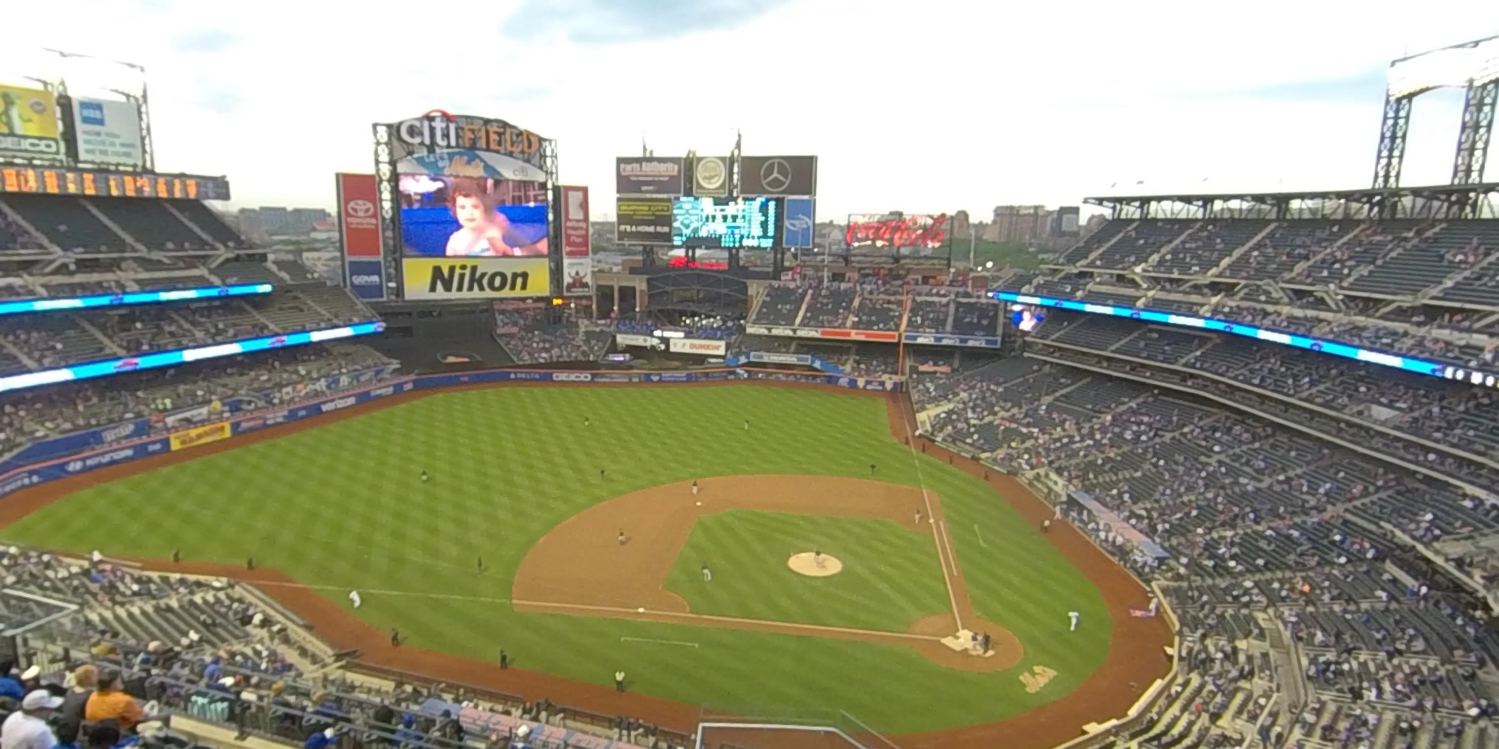 section 519 panoramic seat view  - citi field