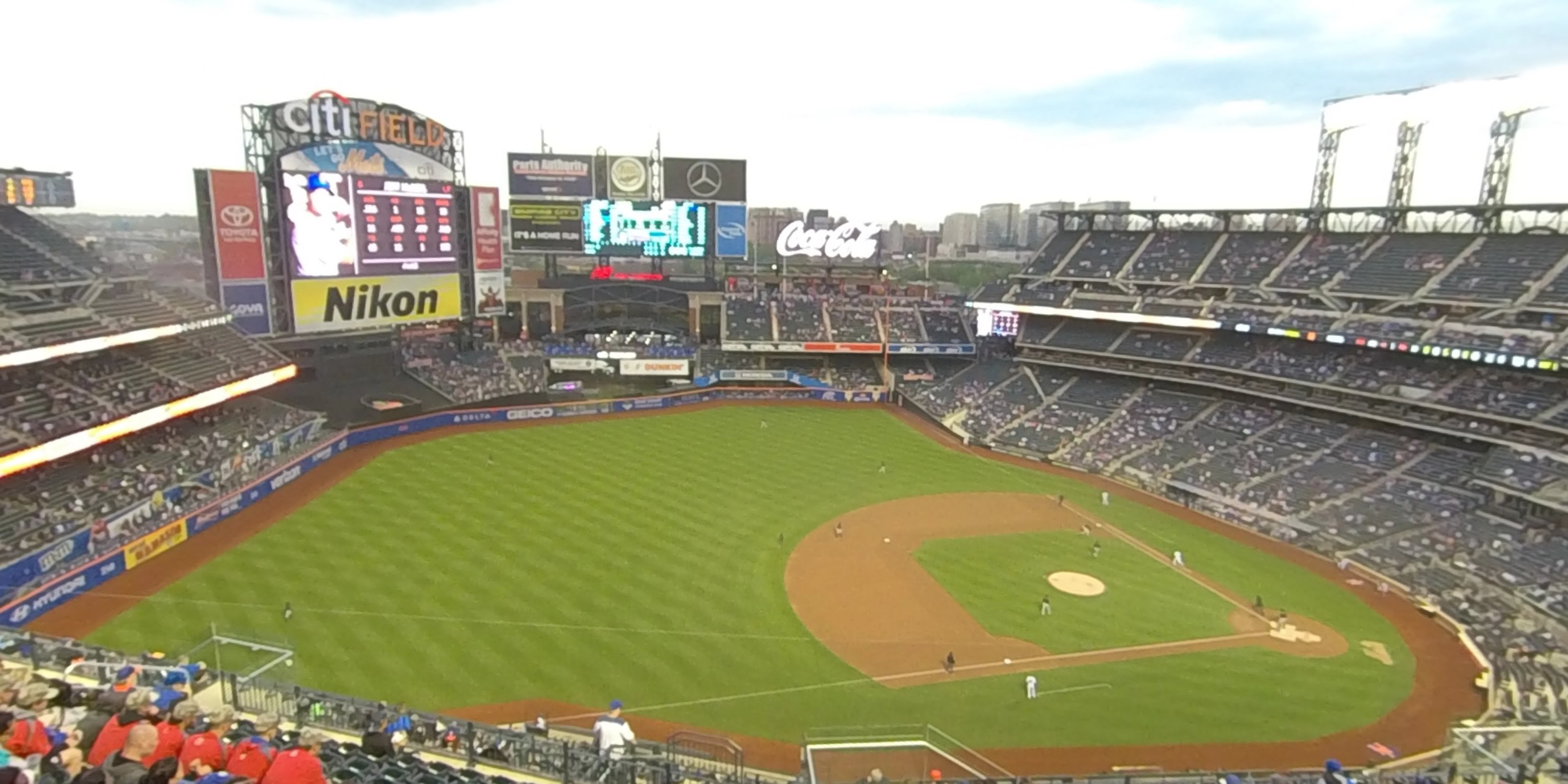section 523 panoramic seat view  - citi field