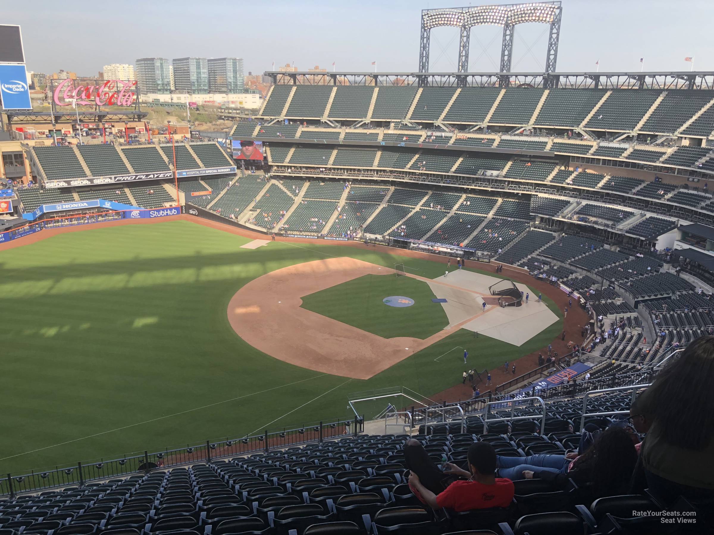section 526, row 17 seat view  for baseball - citi field