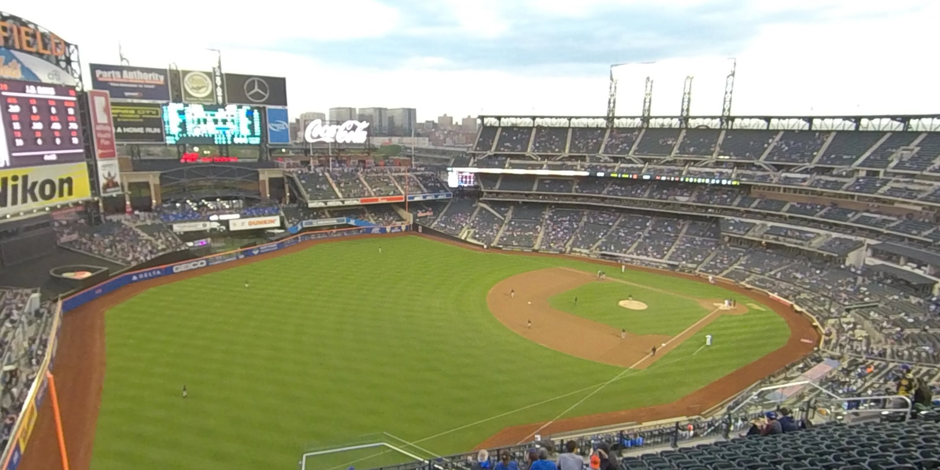 section 527 panoramic seat view  - citi field