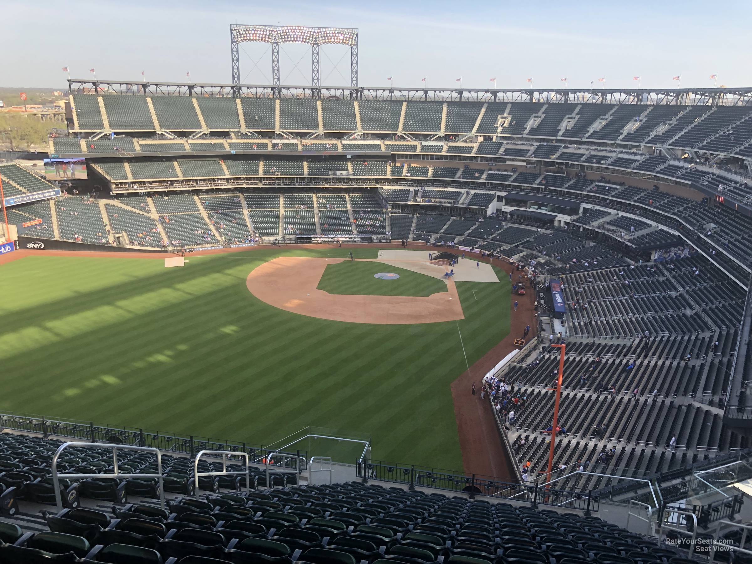 section 533, row 17 seat view  for baseball - citi field