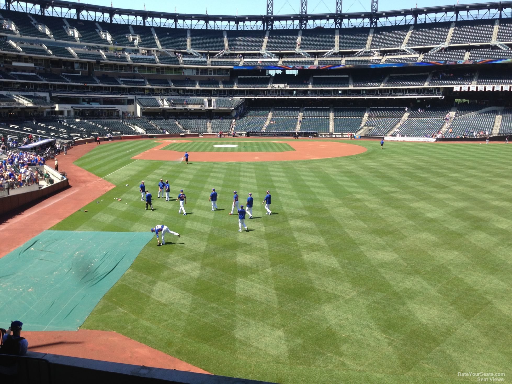 section 102, row 12 seat view  for baseball - citi field