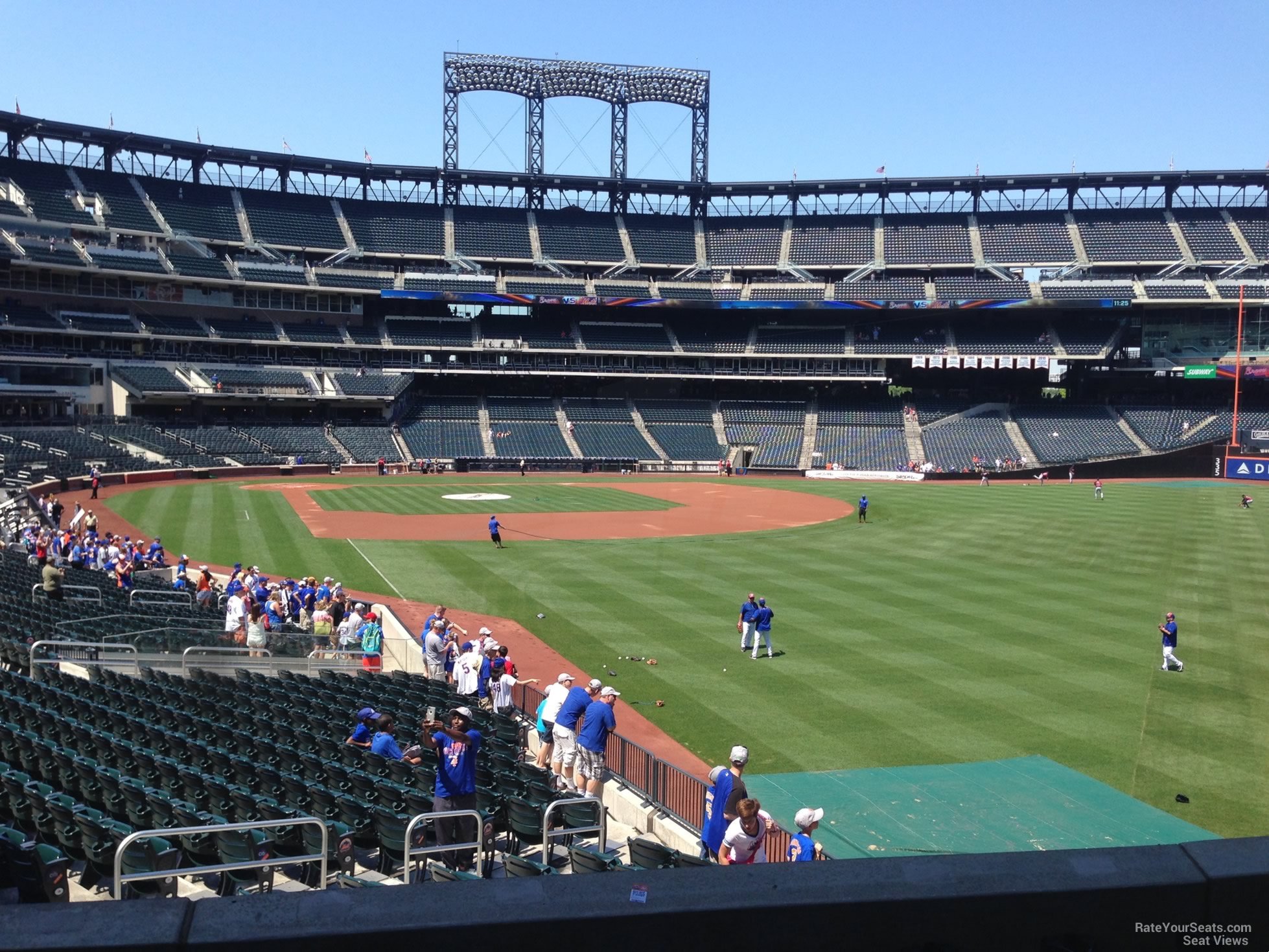 section 104, row 30 seat view  for baseball - citi field
